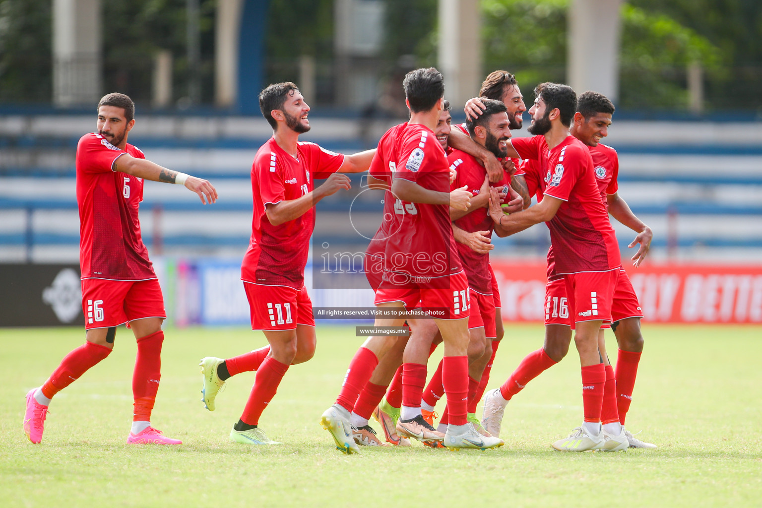 Lebanon vs Maldives in SAFF Championship 2023 held in Sree Kanteerava Stadium, Bengaluru, India, on Tuesday, 28th June 2023. Photos: Nausham Waheed, Hassan Simah / images.mv