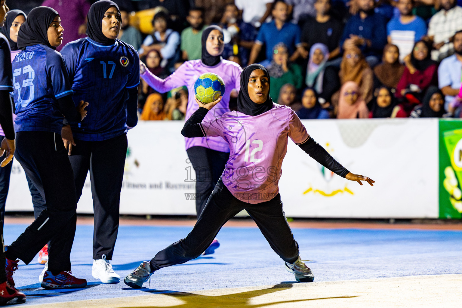 2nd Division Final of 8th Inter-Office/Company Handball Tournament 2024, held in Handball ground, Male', Maldives on Tuesday, 17th September 2024 Photos: Nausham Waheed/ Images.mv