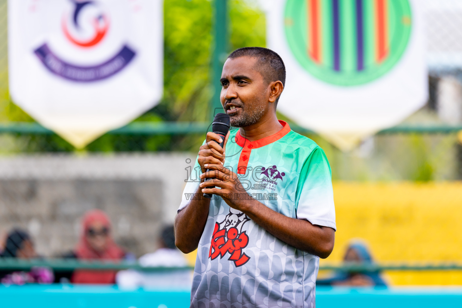 Raiymandhoo FC vs Dee Cee Jay SC in Day 1 of Laamehi Dhiggaru Ekuveri Futsal Challenge 2024 was held on Friday, 26th July 2024, at Dhiggaru Futsal Ground, Dhiggaru, Maldives Photos: Nausham Waheed / images.mv