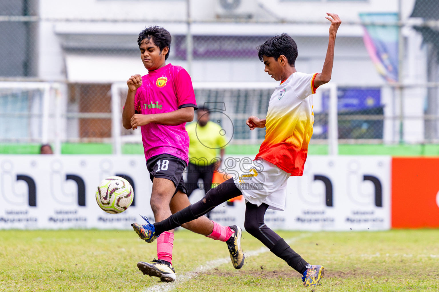 Club Eagles vs United Victory (U14) in Day 11 of Dhivehi Youth League 2024 held at Henveiru Stadium on Tuesday, 17th December 2024. Photos: Nausham Waheed / Images.mv