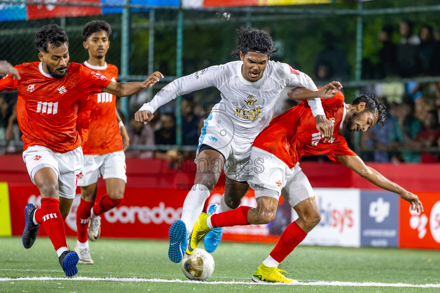 K Maafushi vs K Kaashidhoo in Kaafu Atoll Finals Day 27 of Golden Futsal Challenge 2025 was held on Friday , 31st January 2025, in Hulhumale', Maldives. Photos: Ismail Thoriq / images.mv