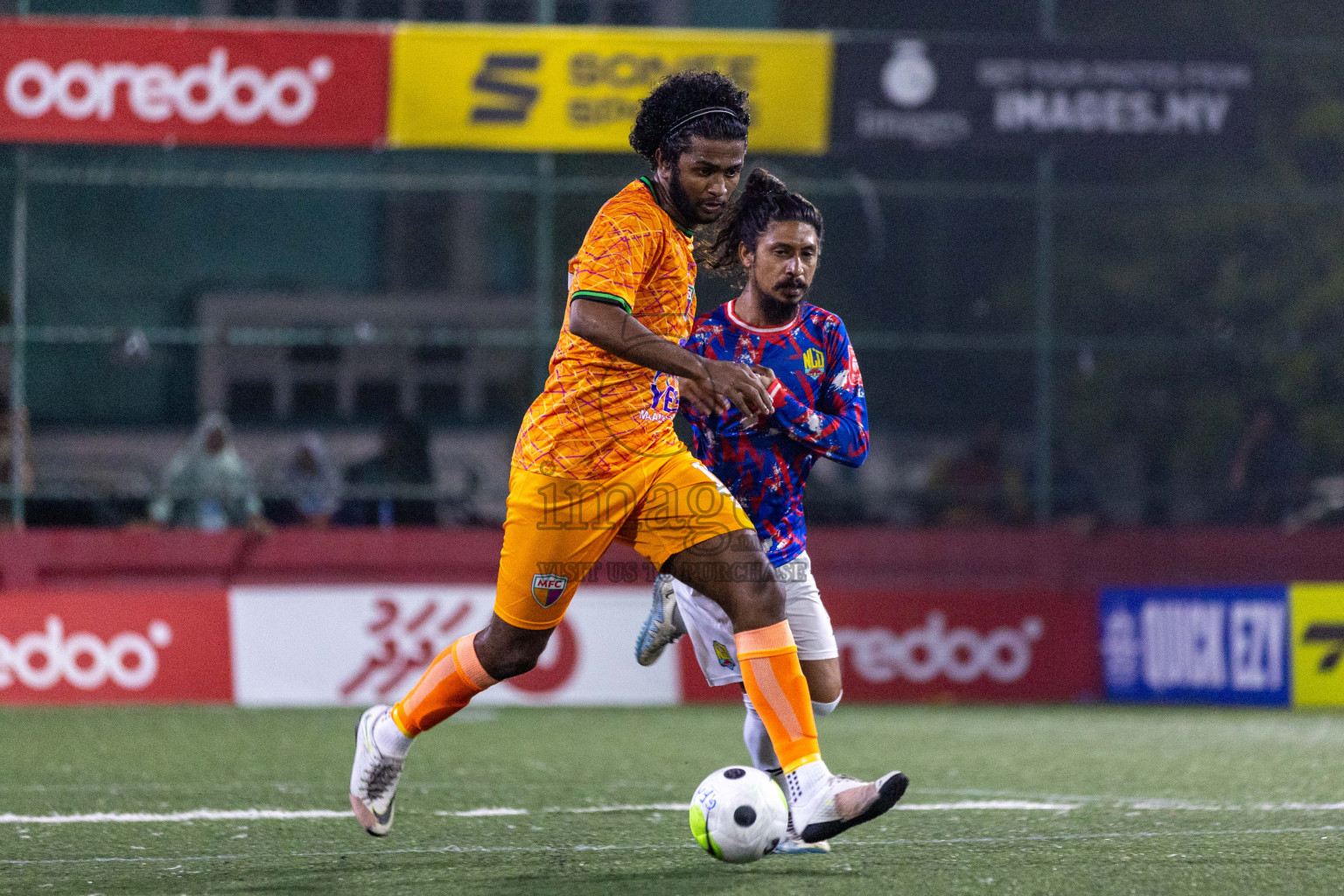 GA. Maamendhoo vs GA. Nilandhoo in Day 1 of Golden Futsal Challenge 2024 was held on Monday, 15th January 2024, in Hulhumale', Maldives Photos: Nausham Waheed  / images.mv