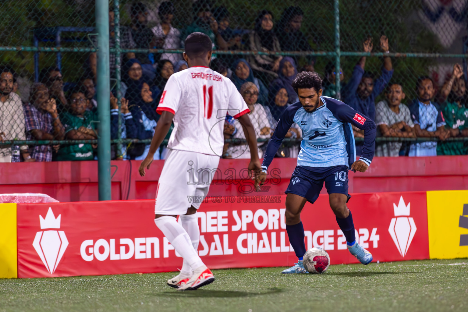 Th Gaadhiffushi vs Th Kinbidhoo in Day 15 of Golden Futsal Challenge 2024 was held on Monday, 29th January 2024, in Hulhumale', Maldives
Photos: Ismail Thoriq / images.mv