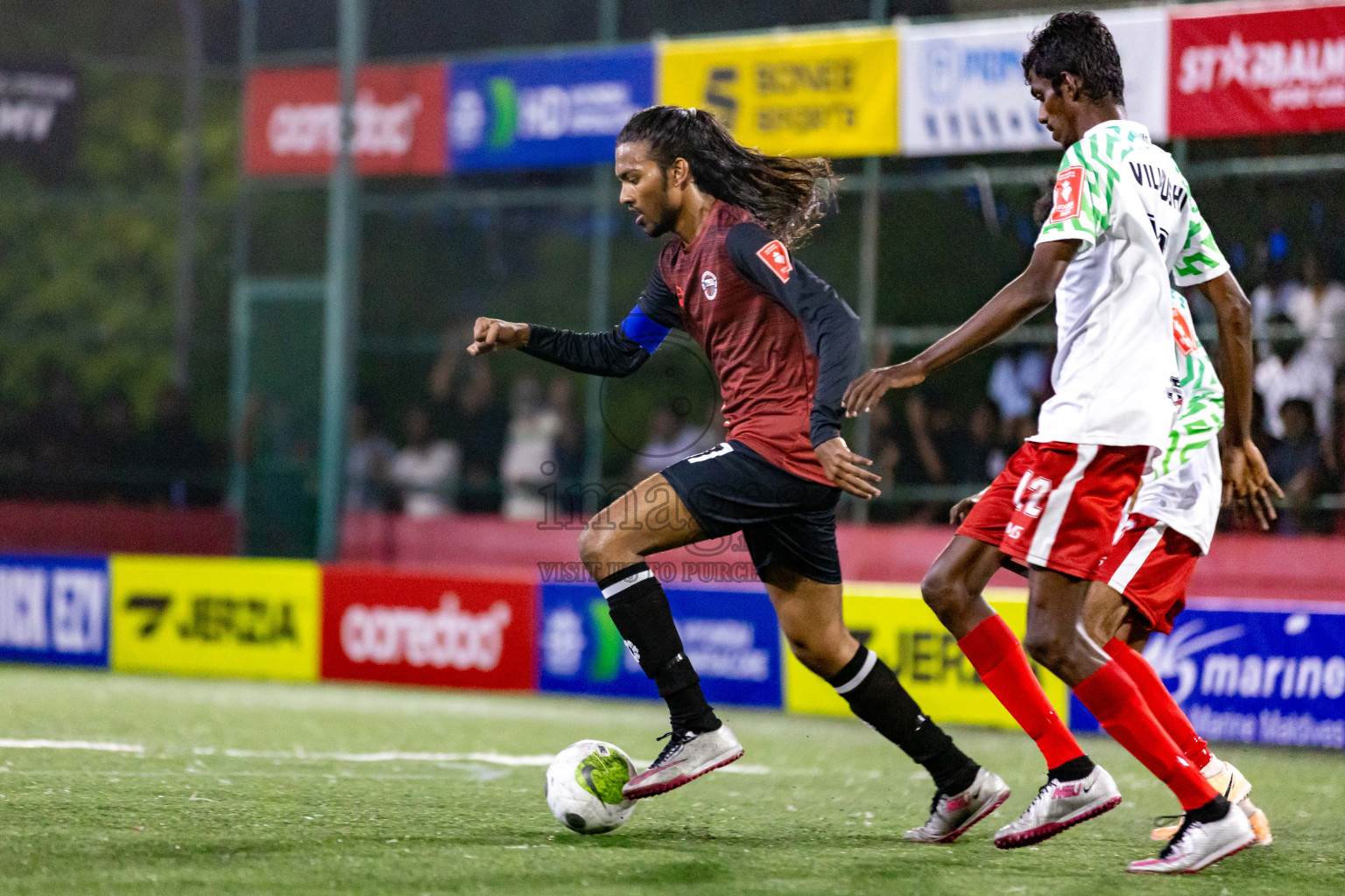 Th.Omadhoo VS Th.Vilufushi in Day 11 of Golden Futsal Challenge 2024 was held on Thursday, 25th January 2024, in Hulhumale', Maldives
Photos: Nausham Waheed / images.mv