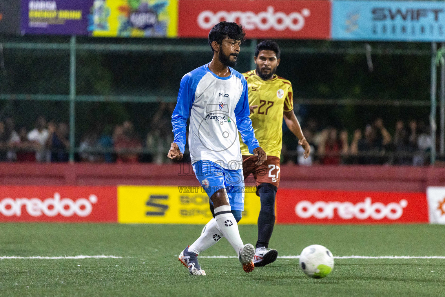 N Kendhikulhudhoo vs N Holhudhoo in Day 18 of Golden Futsal Challenge 2024 was held on Thursday, 1st February 2024, in Hulhumale', Maldives Photos: Nausham Waheed, / images.mv