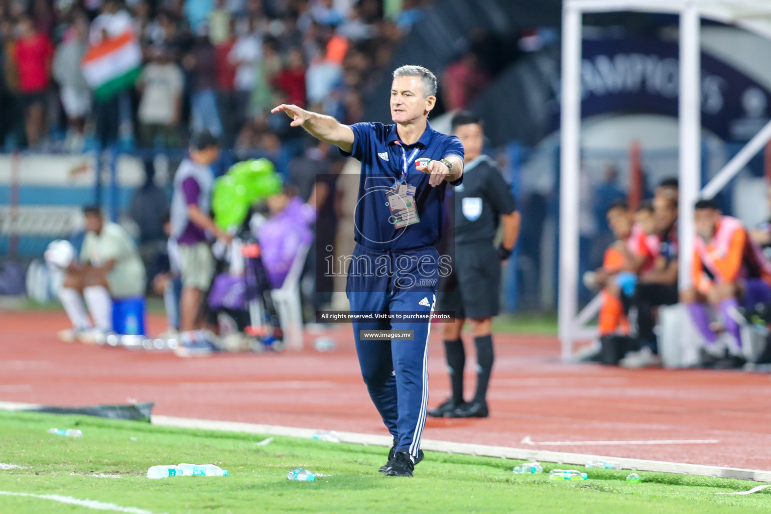 Kuwait vs India in the Final of SAFF Championship 2023 held in Sree Kanteerava Stadium, Bengaluru, India, on Tuesday, 4th July 2023. Photos: Nausham Waheed, Hassan Simah / images.mv