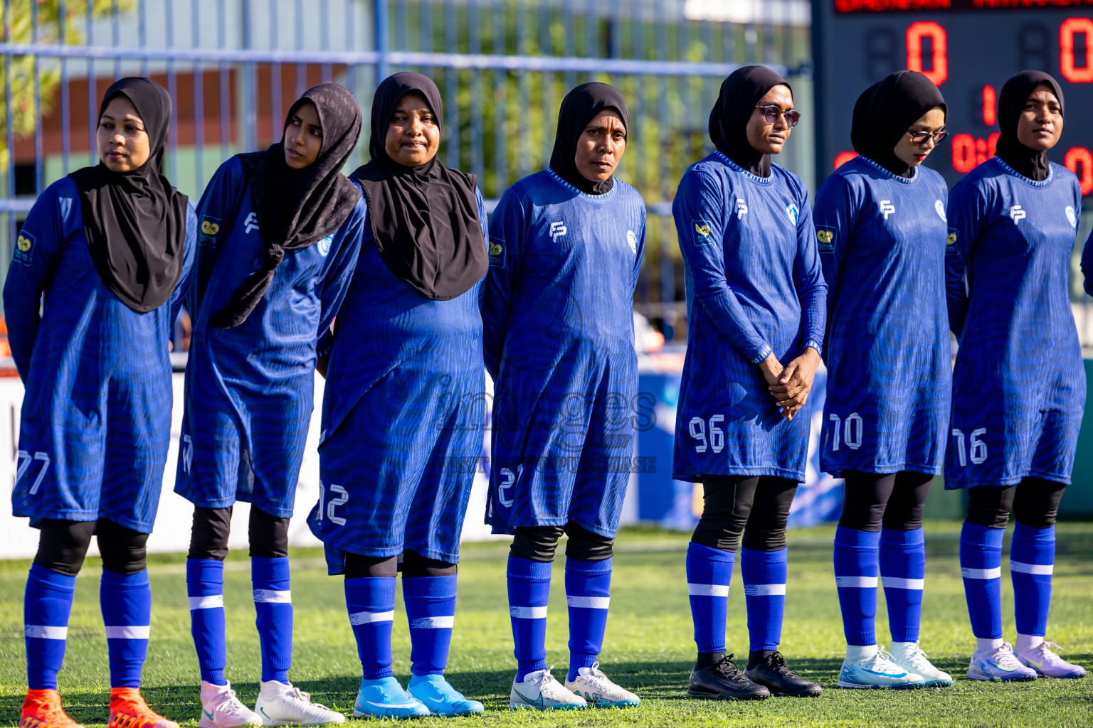 Dhonfanu vs Hithaadhoo in Day 2 of Better in Baa Futsal Fiesta 2025 Woman's division held in B. Eydhafushi, Maldives on Thursday, 6th November 2025. Photos: Nausham Waheed / images.mv