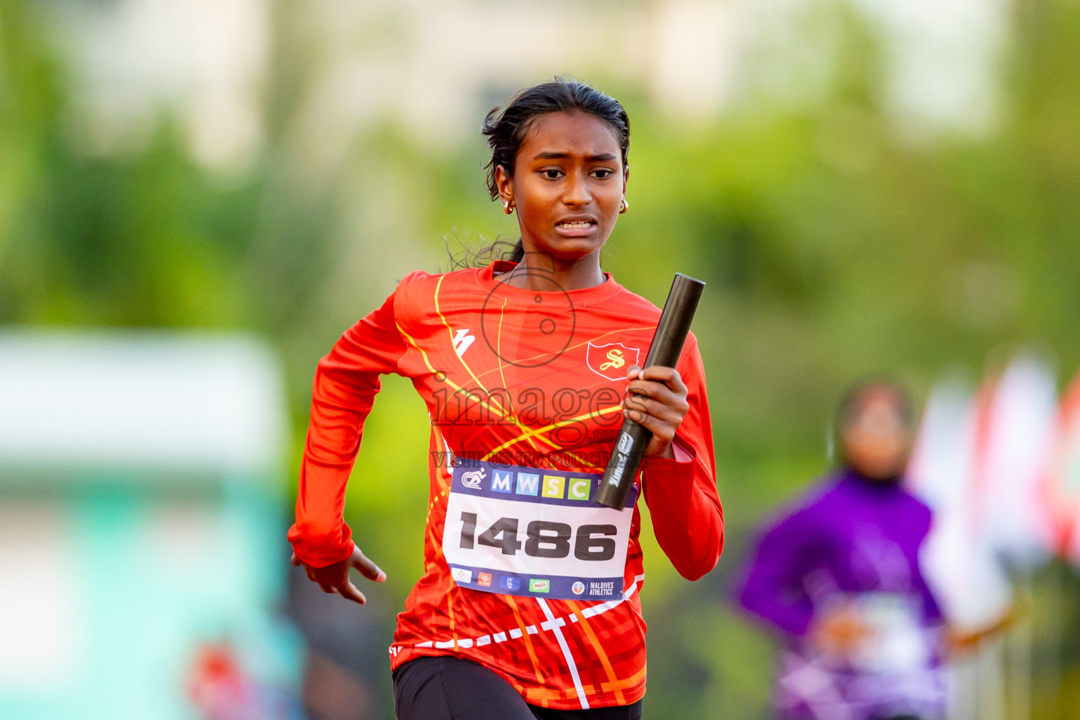 Day 4 of MWSC Interschool Athletics Championships 2024 held in Hulhumale Running Track, Hulhumale, Maldives on Tuesday, 12th November 2024. Photos by: Nausham Waheed / Images.mv