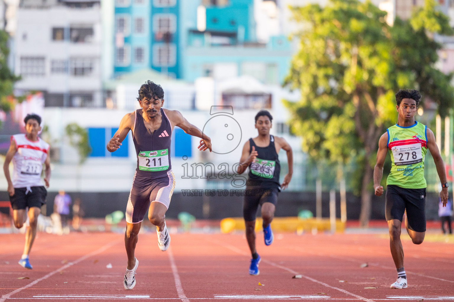 Day 1 of 33rd National Athletics Championship was held in Ekuveni Track at Male', Maldives on Thursday, 5th September 2024. Photos: Shuu Abdul Sattar / images.mv