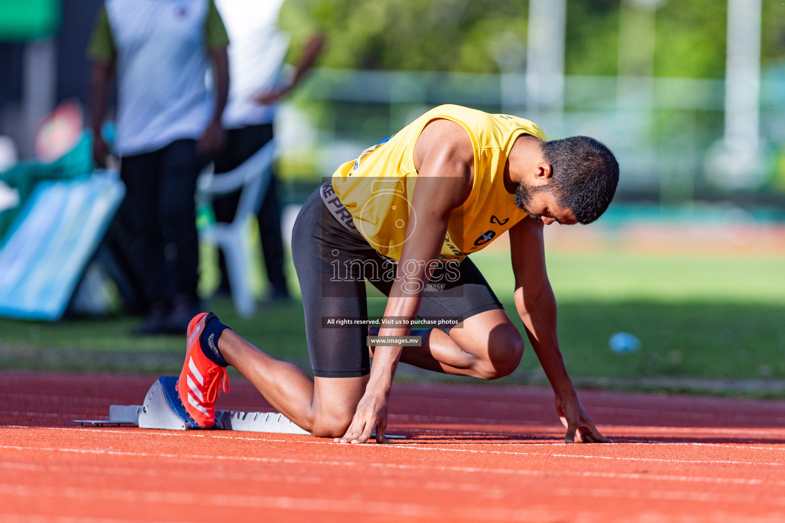 Day 3 of National Athletics Championship 2023 was held in Ekuveni Track at Male', Maldives on Saturday, 25th November 2023. Photos: Nausham Waheed / images.mv