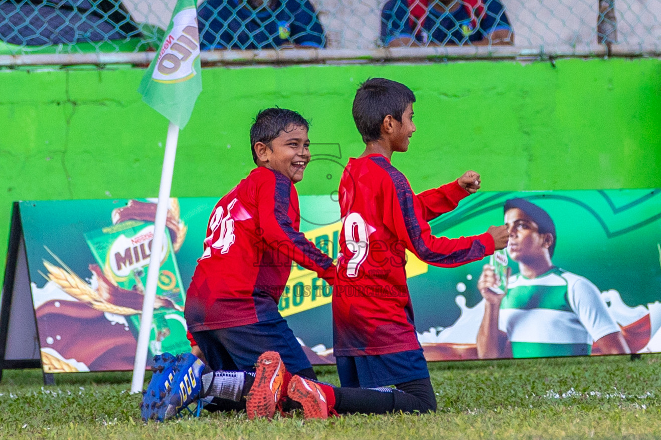 Day 2  of MILO Academy Championship 2024 - U12 was held at Henveiru Grounds in Male', Maldives on Thursday, 5th July 2024. Photos: Shuu Abdul Sattar / images.mv