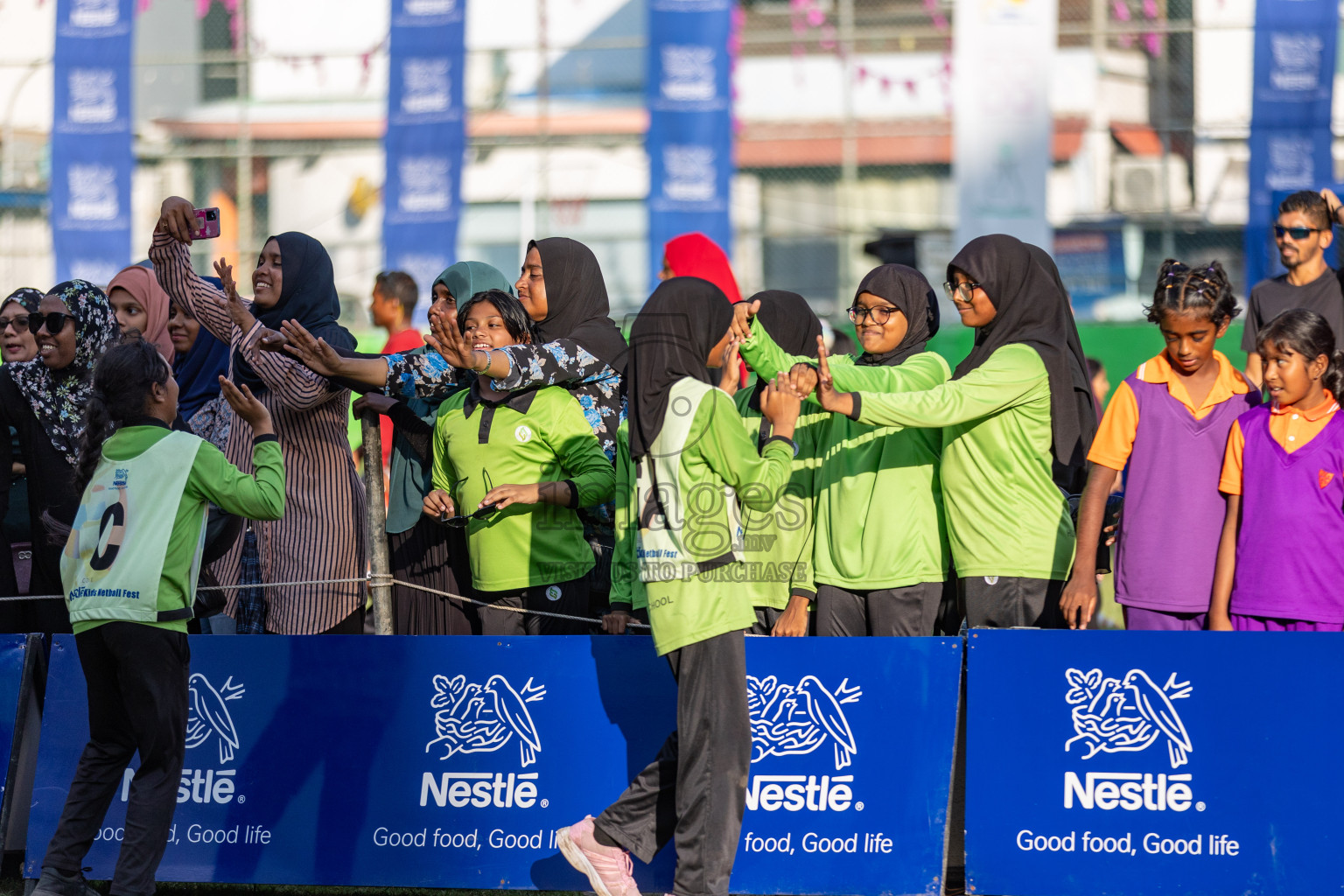 Day 3 of Nestle' Kids Netball Fest 2023 held in Henveyru Stadium, Male', Maldives on Saturday, 2nd December 2023.
Photos: Ismail Thoriq / images.mv