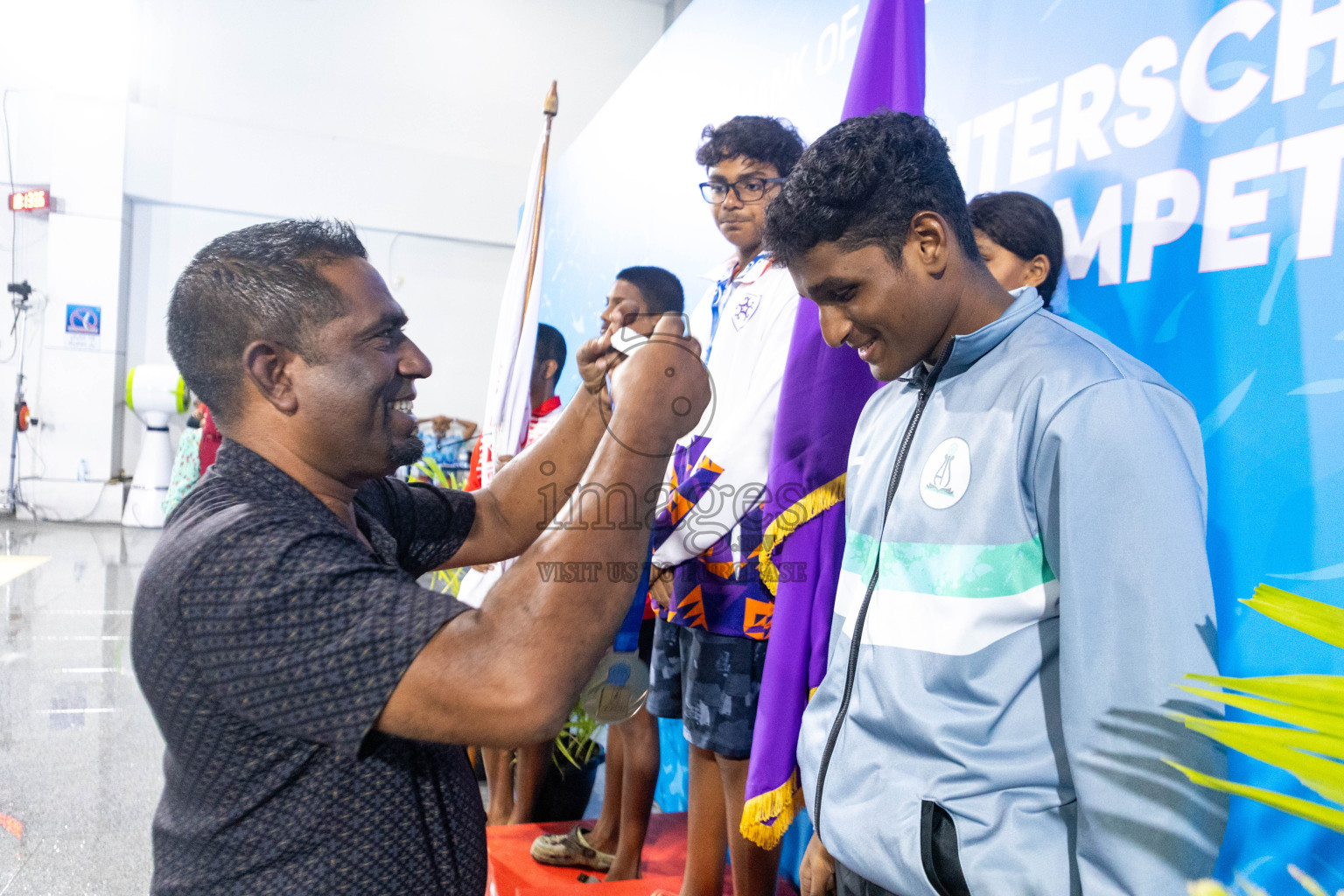 Day 4 of 20th Inter-school Swimming Competition 2024 held in Hulhumale', Maldives on Tuesday, 15th October 2024. Photos: Ismail Thoriq / images.mv