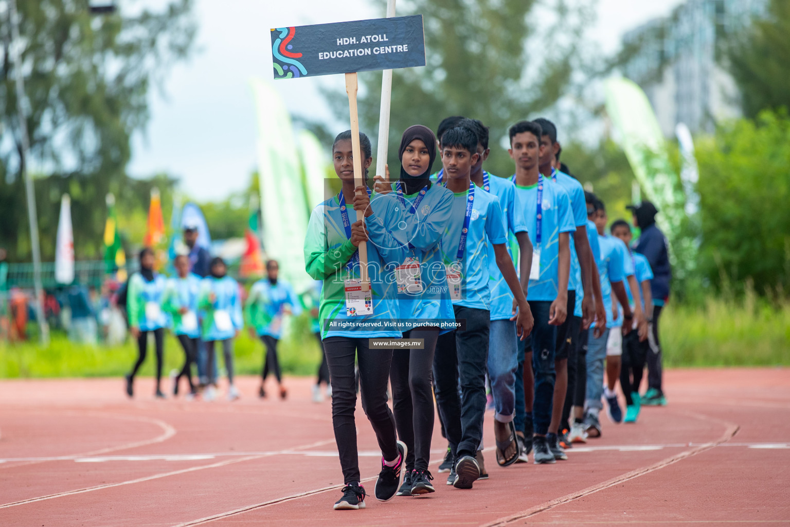 Day one of Inter School Athletics Championship 2023 was held at Hulhumale' Running Track at Hulhumale', Maldives on Saturday, 14th May 2023. Photos: Nausham Waheed / images.mv