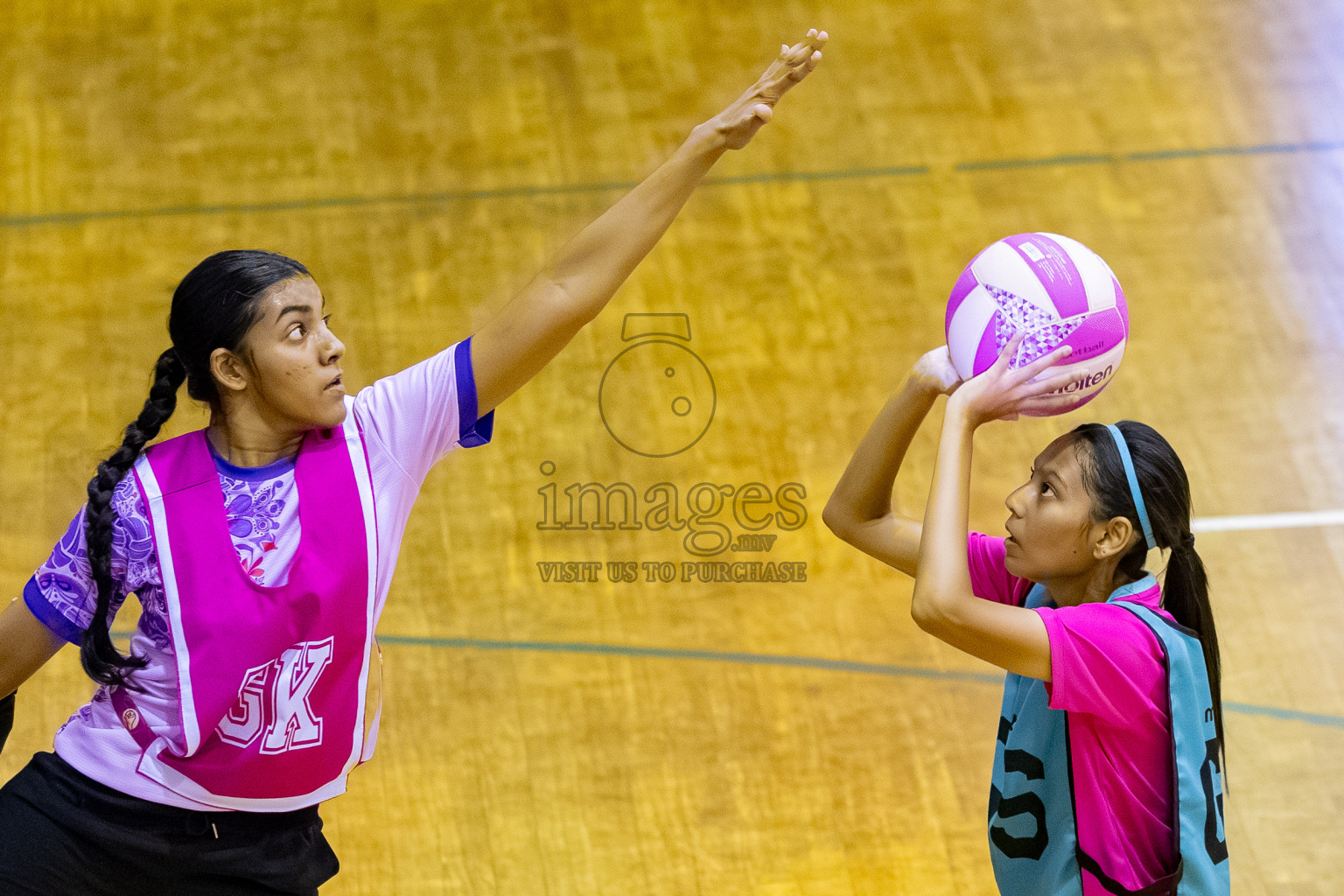 MV Netters vs N Sports A in Day 3 of 24th Milo Netball Association Championship held in Social Center at Male', Maldives on Wednesday, 3rd September 2025. Photos: Mohamed MahfoozMoosa / images.mv