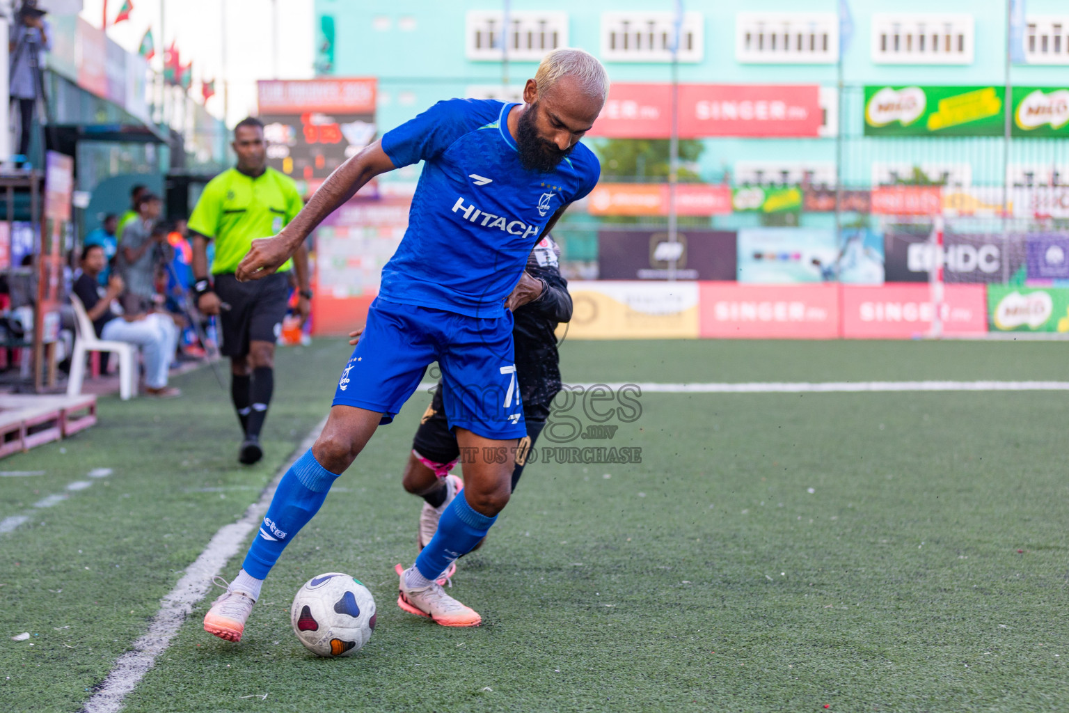 STO RC vs AVSEC RC in Club Maldives Cup 2024 held in Rehendi Futsal Ground, Hulhumale', Maldives on Saturday, 28th September 2024. 
Photos: Hassan Simah / images.mv