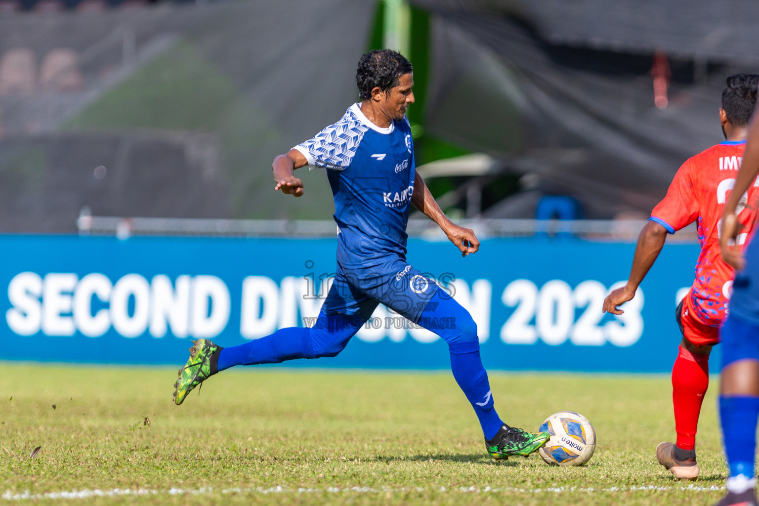 New Radiant SC vs Club PK in the Quarter Final of Second Division 2023 in Male' Maldives on Tuesday, 6th February 2023. Photos: Nausham Waheed / images.mv