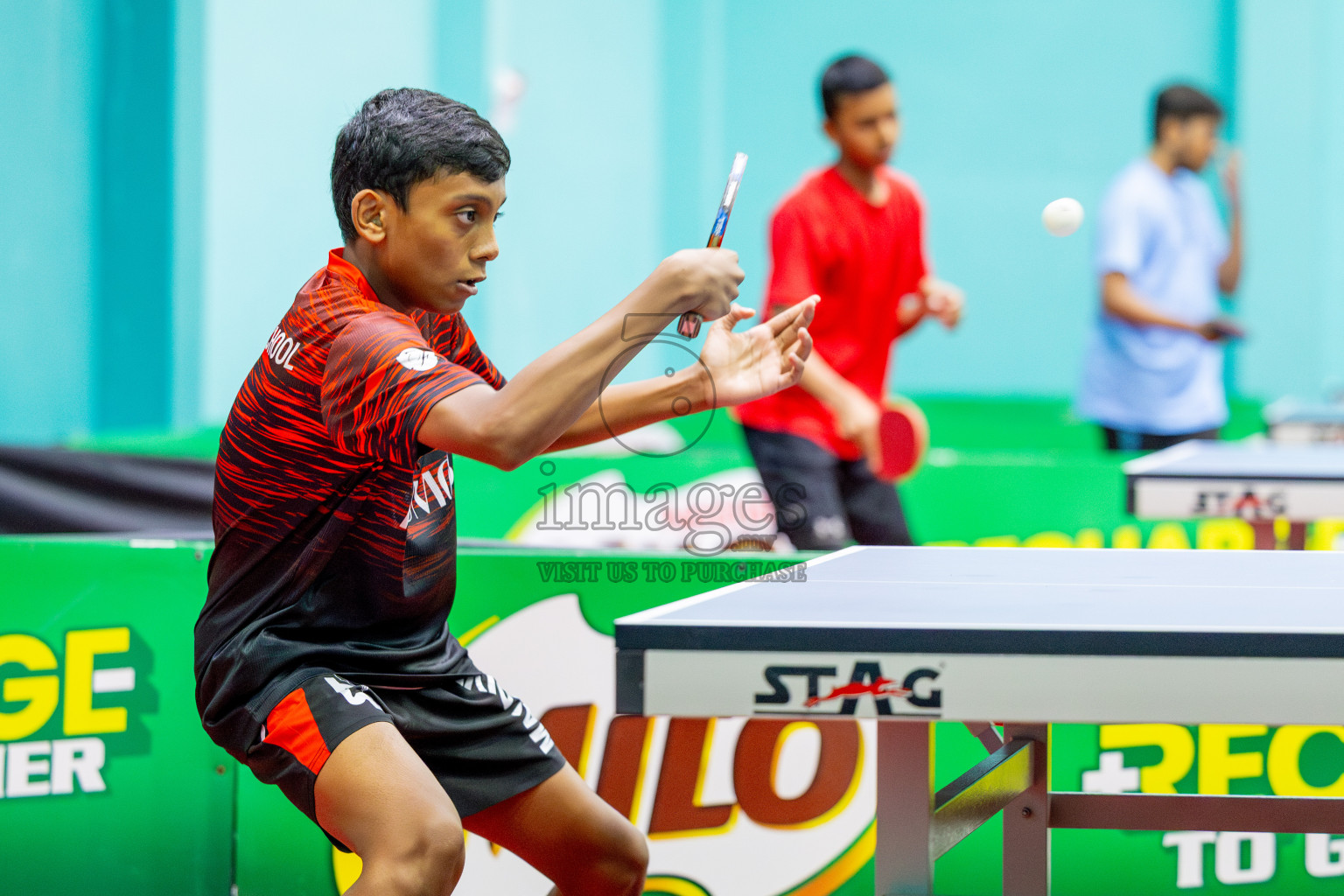 Day 4 of Interschool Table Tennis Tournament 2025 held at Male' TT Hall, Male', Maldives on Sunday, 18th May 2025.
Photos By: Ismail Thoriq / images.mv