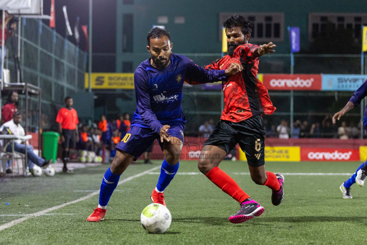 GA Kondey vs GA Dhaandhoo in Day 9 of Golden Futsal Challenge 2024 was held on Tuesday, 23rd January 2024, in Hulhumale', Maldives Photos: Nausham Waheed / images.mv