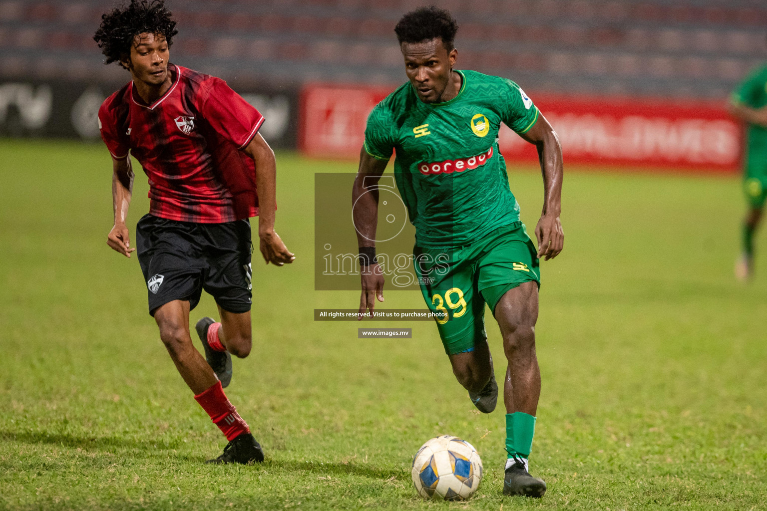 Maziya SR vs TC Sports Club in Ooredoo Dhivehi Premier League 2021/22 on 16th July 2022, held in National Football Stadium, Male', Maldives Photos: Ismail Thoriq/ Images mv