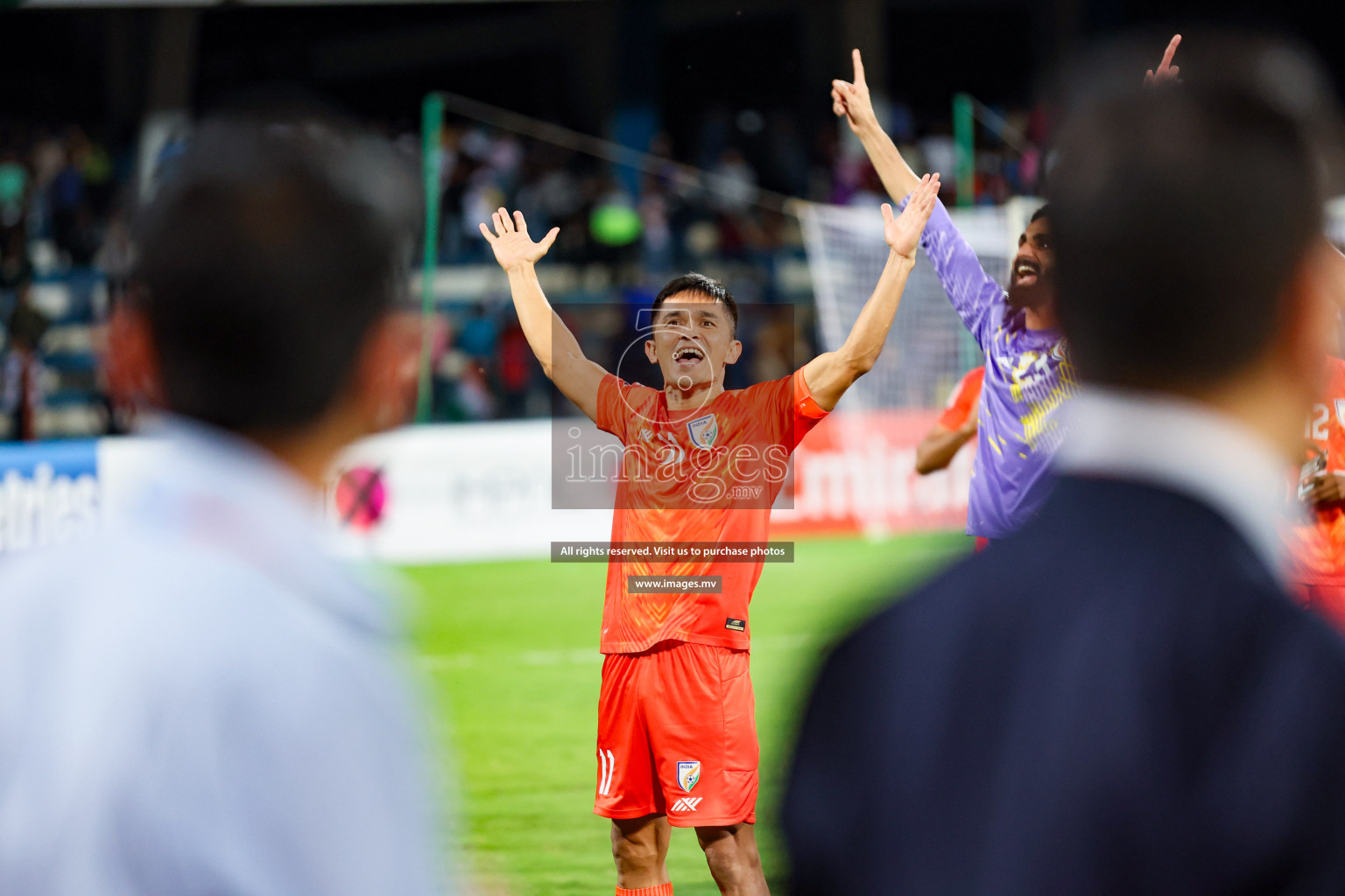 Kuwait vs India in the Final of SAFF Championship 2023 held in Sree Kanteerava Stadium, Bengaluru, India, on Tuesday, 4th July 2023. Photos: Nausham Waheed / images.mv