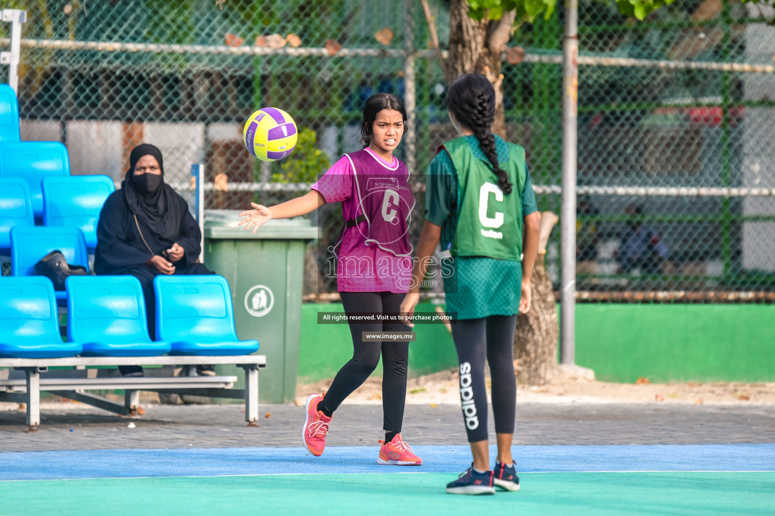 Day 9 of Junior Netball Championship 2022 held in Male', Maldives. Photos by Nausham Waheed