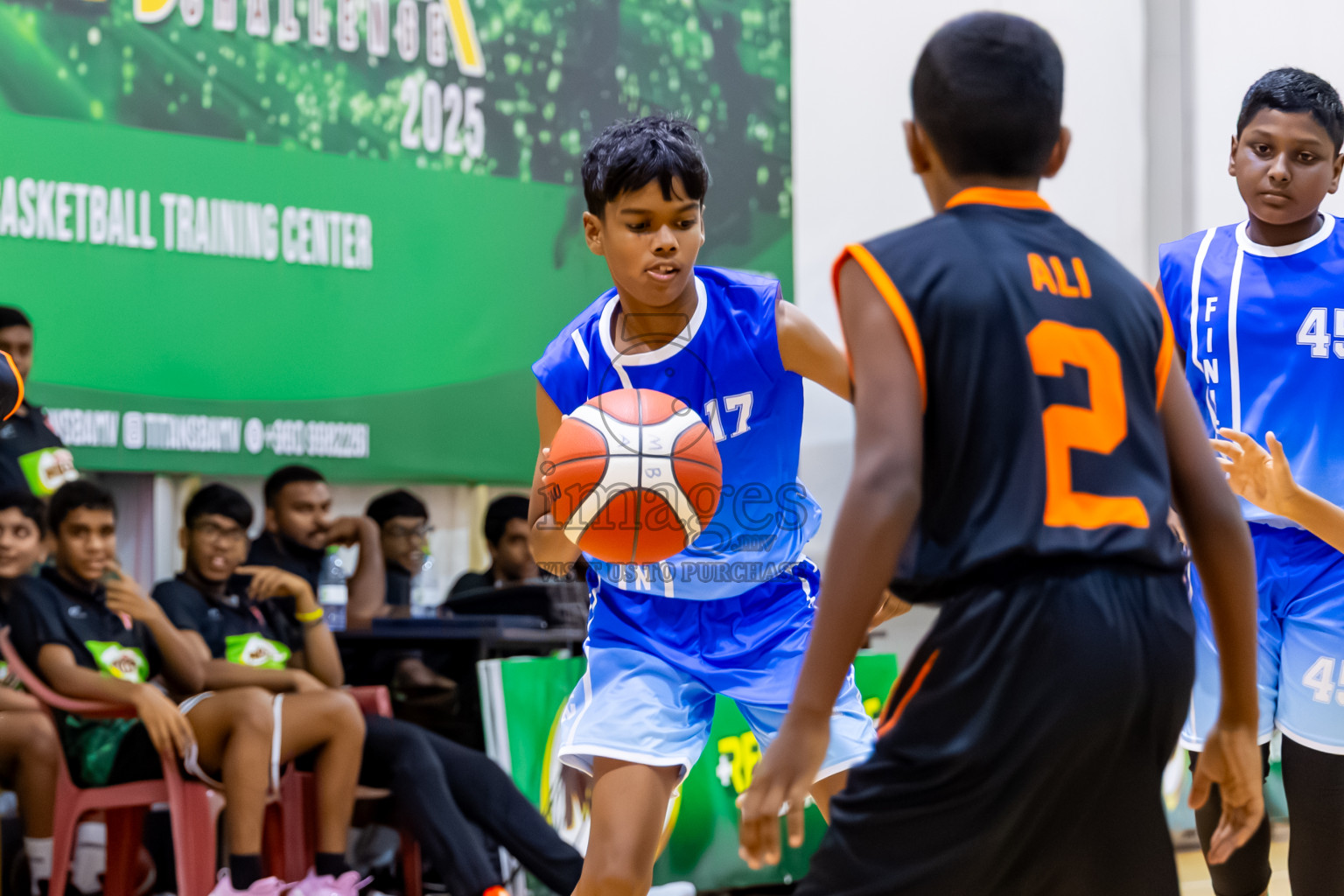 Day 2 of Milo 5 x 5 Junior Challenge 2025 - Basketball tournament held in Basketball Training Center, Male', Maldives on Friday, 10th October 2025. Photos by: Nausham Waheed / Images.mv