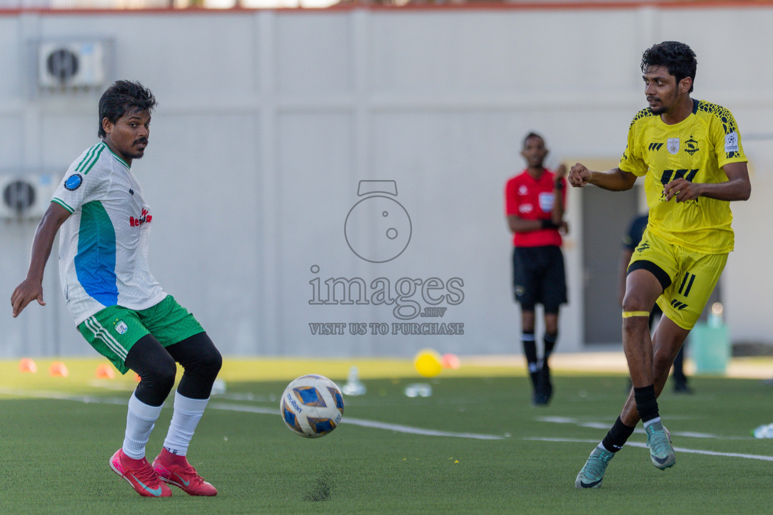 Semi Finals Match 02 Huss Songun FT VS Velaa Sports Club in Day 8 of Eydhafushi Cup 2025 held in Eydhafushi Football Stadium at B. Eydhafushi, Maldives on Saturday, 13th September 2025. Photos: Arif Rasheed / images.mv