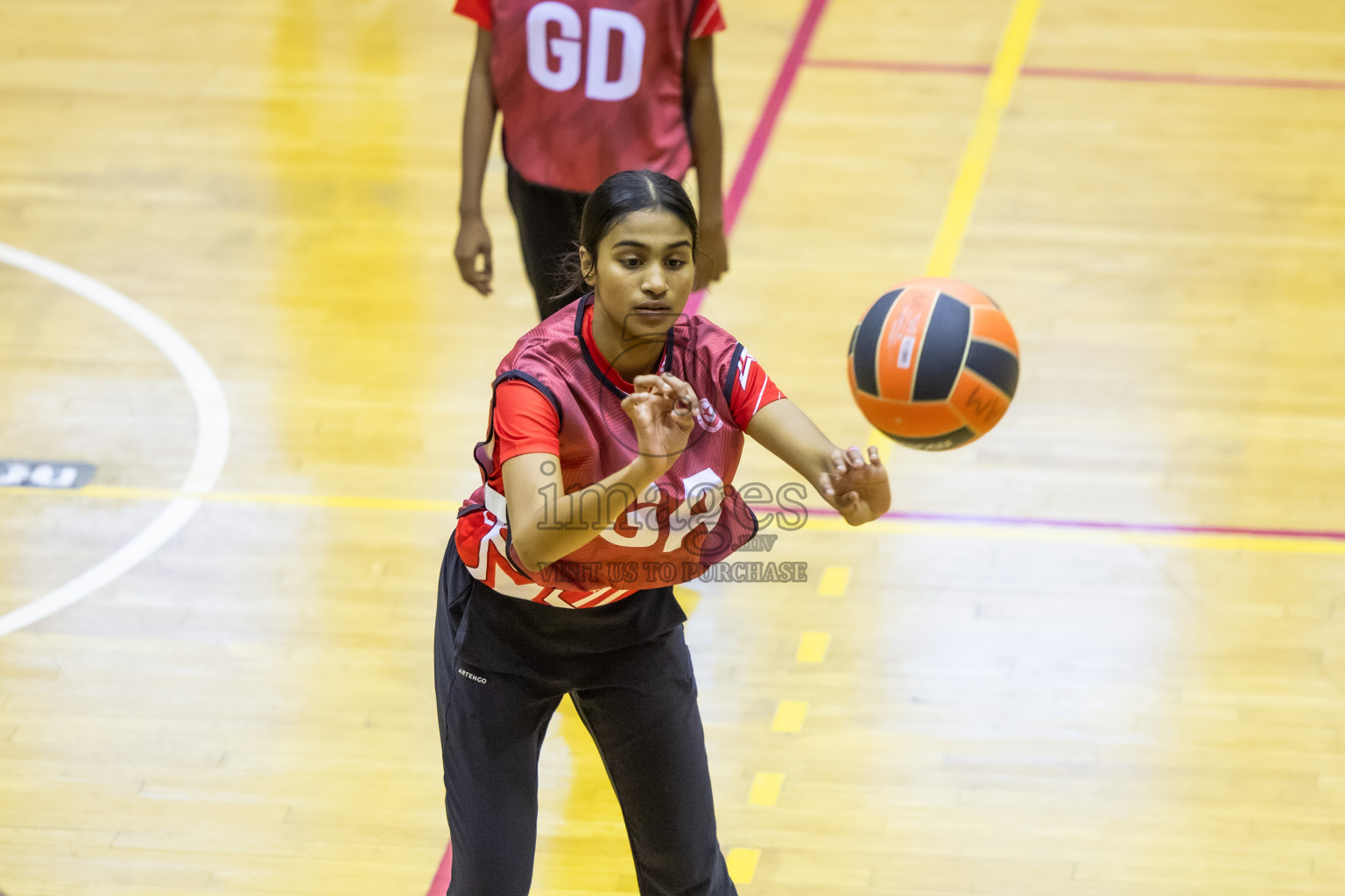 Day 8 of 25th Inter-School Netball Tournament was held in Social Center at Male', Maldives on Sunday, 18th August 2024.