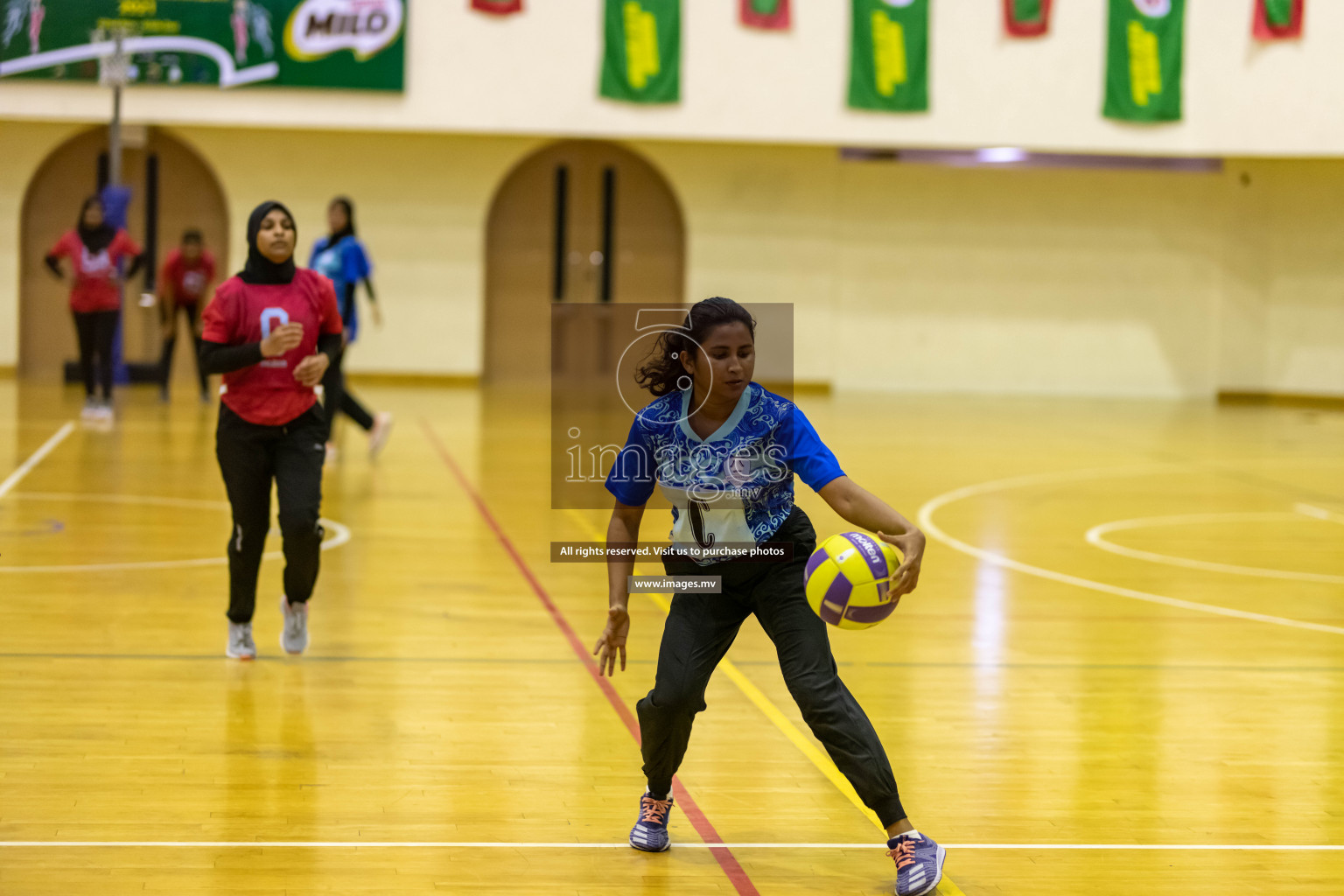 Milo National Netball Tournament 2021 held from 22 November to 05 December 2021 in Social Center Indoor Court, Male, Maldives