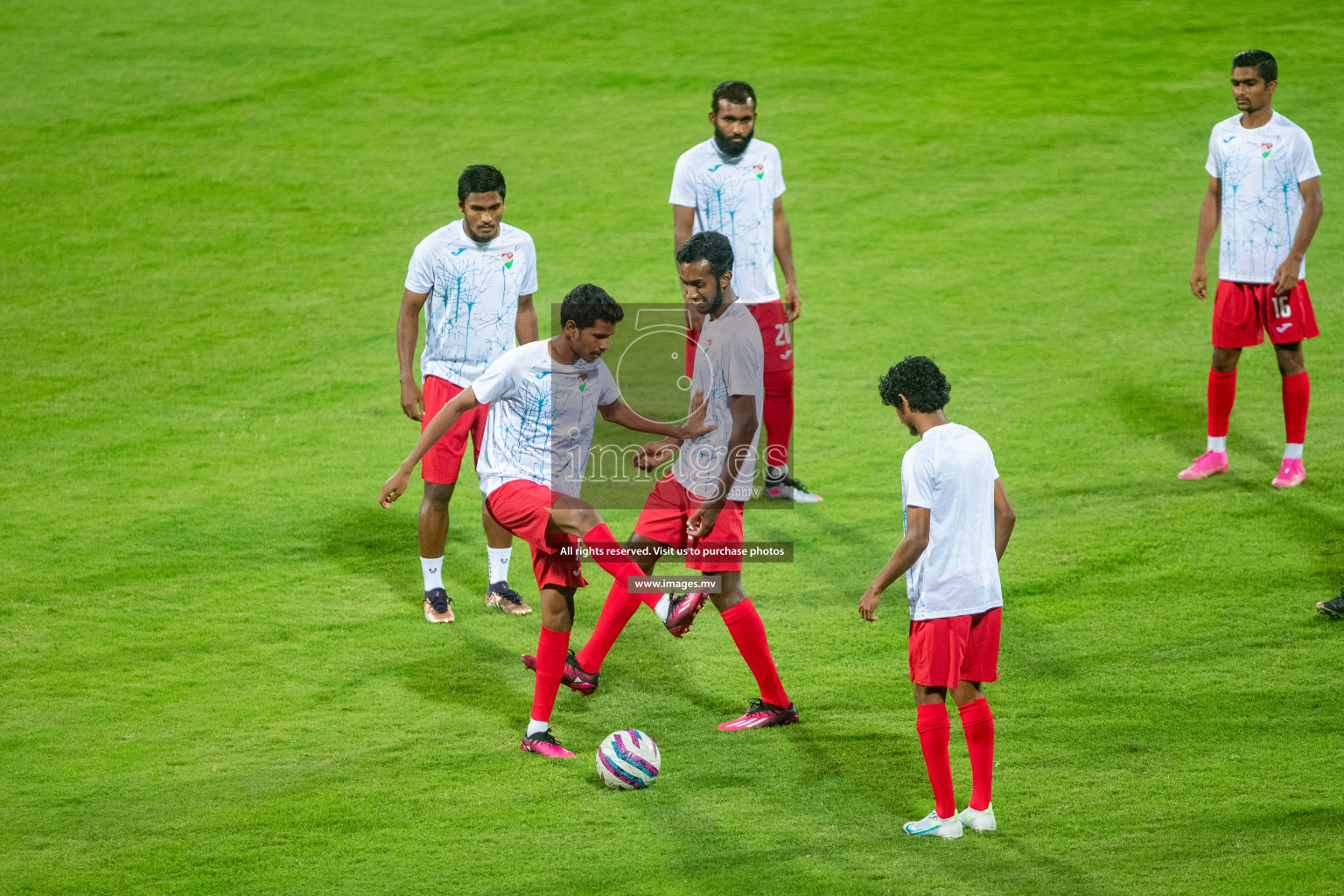 Maldives vs Bhutan in SAFF Championship 2023 held in Sree Kanteerava Stadium, Bengaluru, India, on Wednesday, 22nd June 2023. Photos: Nausham Waheed / images.mv