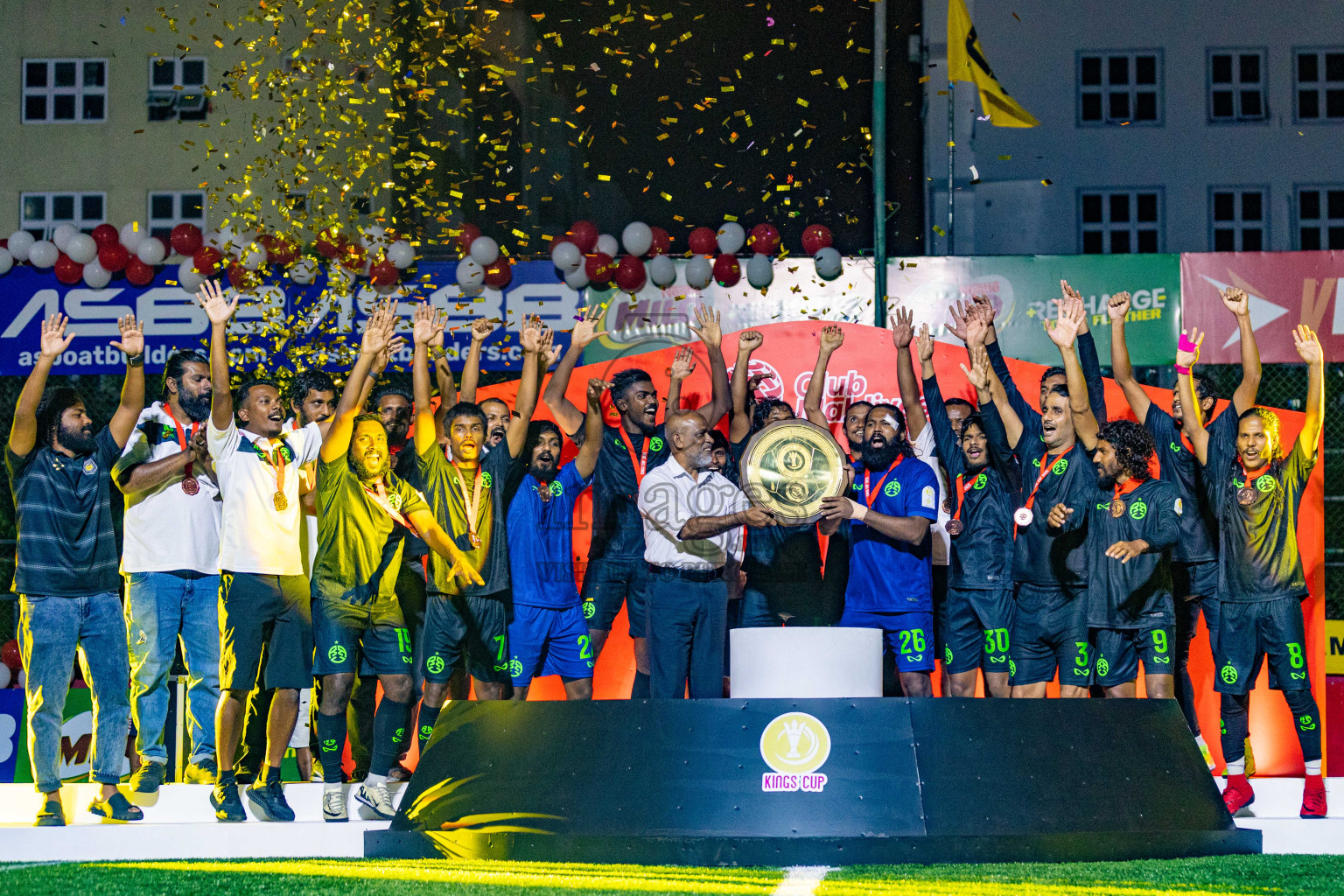 Road Recreation Club vs Club Combination SC Eydhafushi in Kings Cup Final of Club Maldives 2025 was held in Rehendhi Futsal Ground, Hulhumale', Maldives on Tuesday, 9th September 2025. Photos: Areef Adam / images.mv