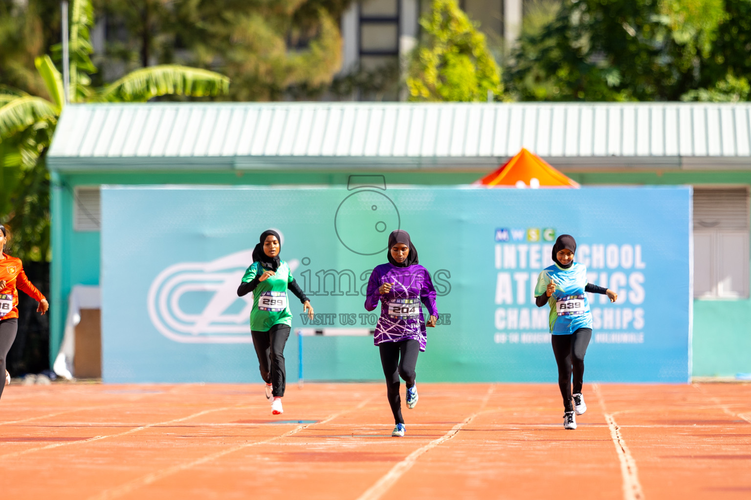 Day 2 of MWSC Interschool Athletics Championships 2024 held in Hulhumale Running Track, Hulhumale, Maldives on Sunday, 10th November 2024.
Photos by: Ismail Thoriq / Images.mv