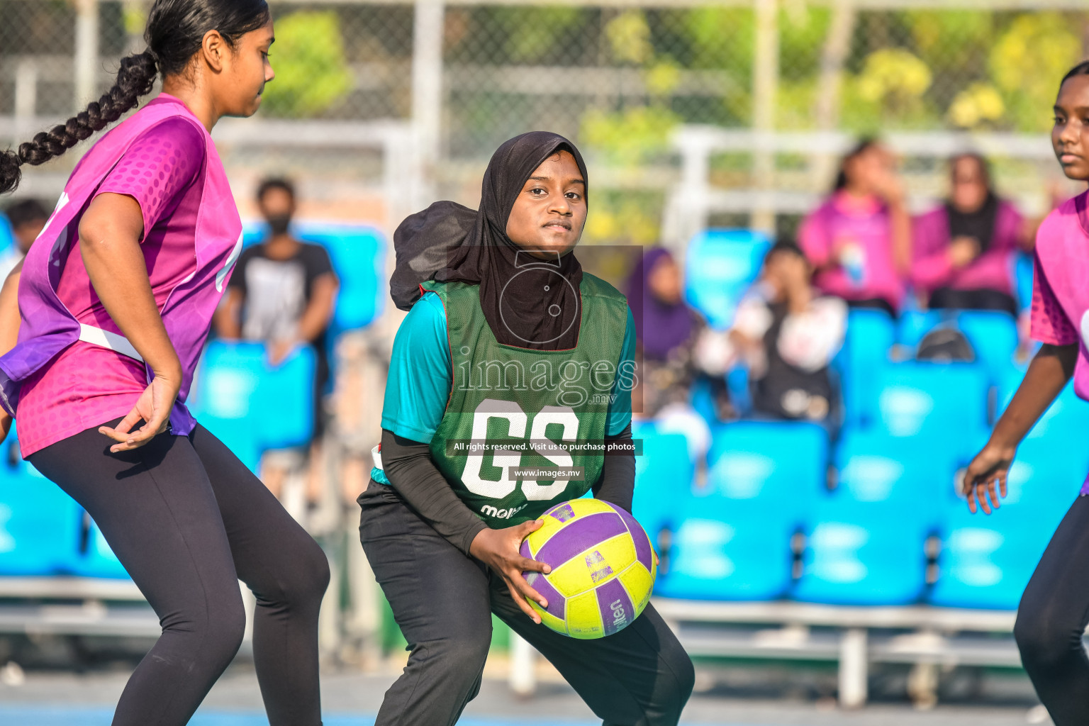 Day 11 of Junior Netball Championship 2022 held in Male', Maldives. Photos by Nausham Waheed