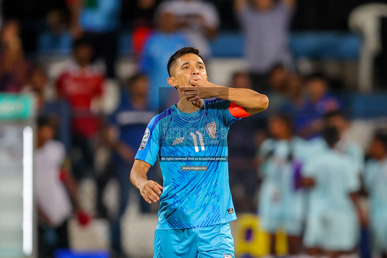 Lebanon vs India in the Semi-final of SAFF Championship 2023 held in Sree Kanteerava Stadium, Bengaluru, India, on Saturday, 1st July 2023. Photos: Nausham Waheed / images.mv