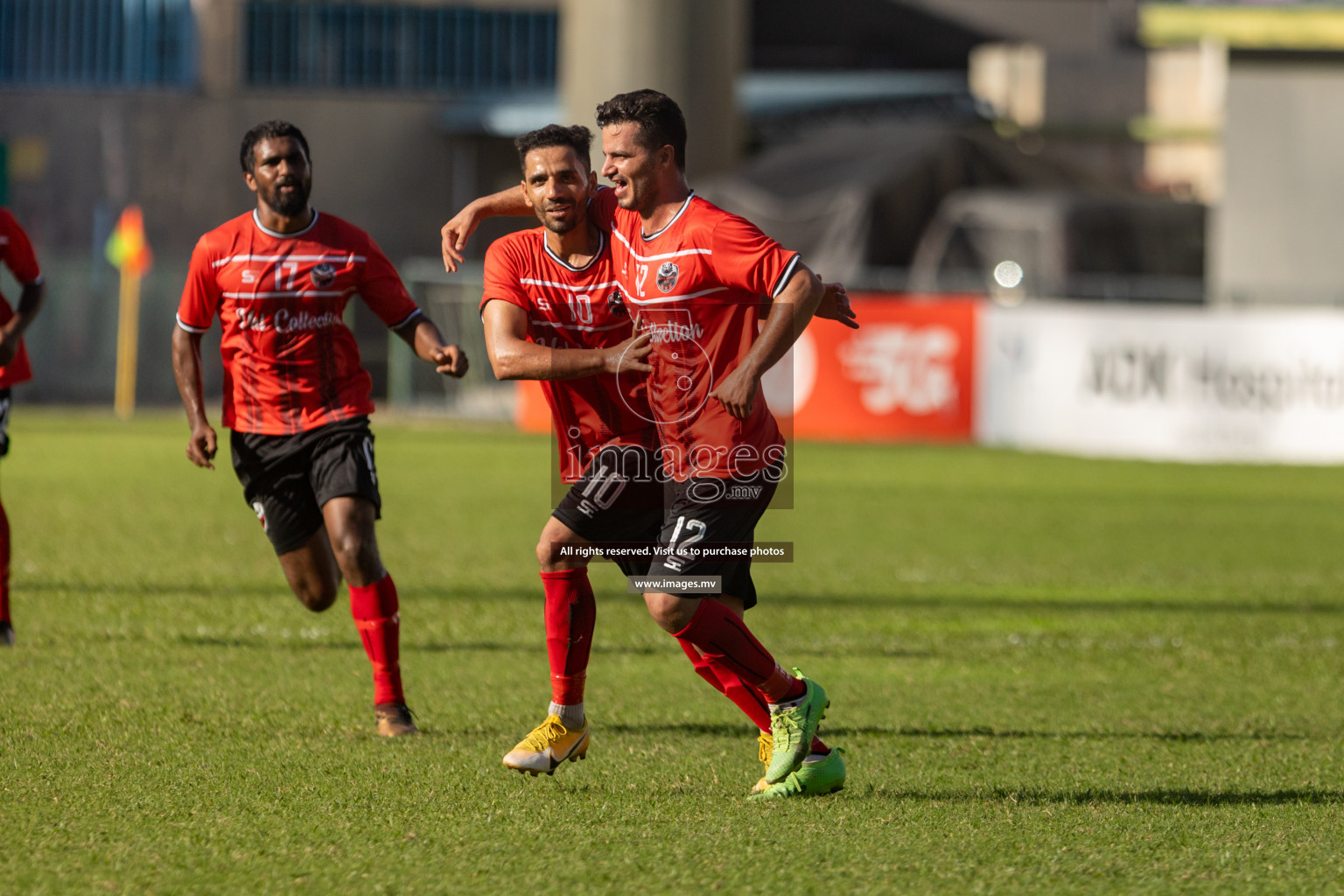 Biss Buru Sports vs JJ Sports Club  in 2nd Division 2022 on 14th July 2022, held in National Football Stadium, Male', Maldives Photos: Hassan Simah / Images.mv