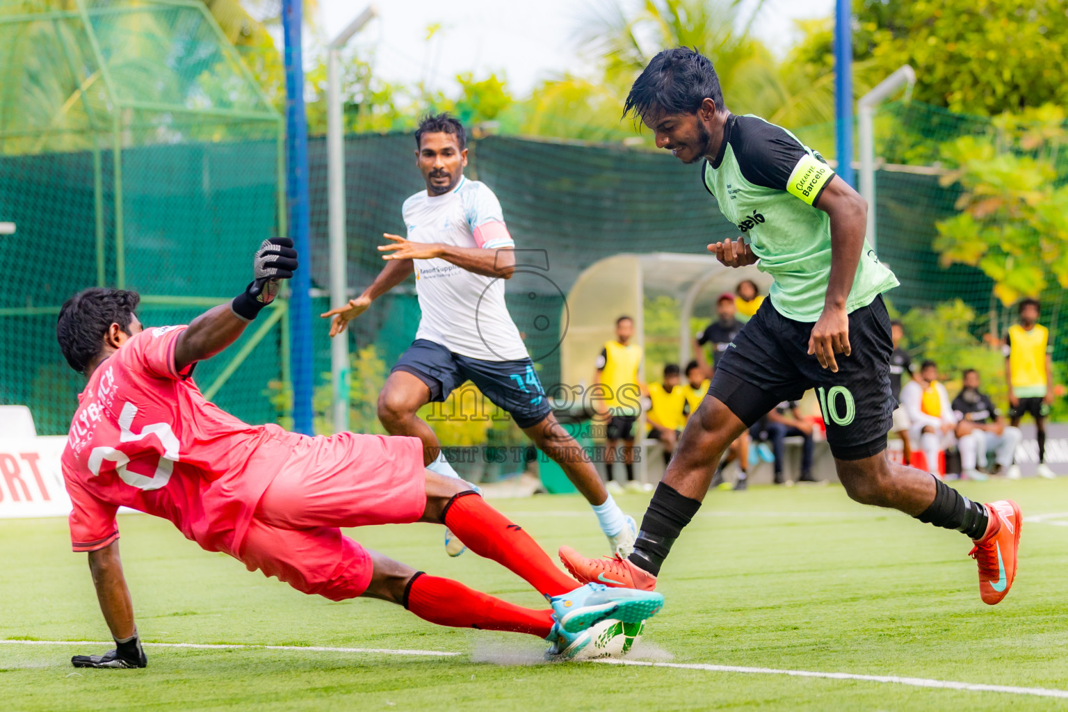 Barcelo vs Lily Beach in Semi Final of Resort League 2025 (Ari Zone) was held on Friday, 27th June 2025 in Conrad Maldives Rangali Island, Alif Dhaalu Atoll, Maldives. Photos: Nausham Waheed / images.mv