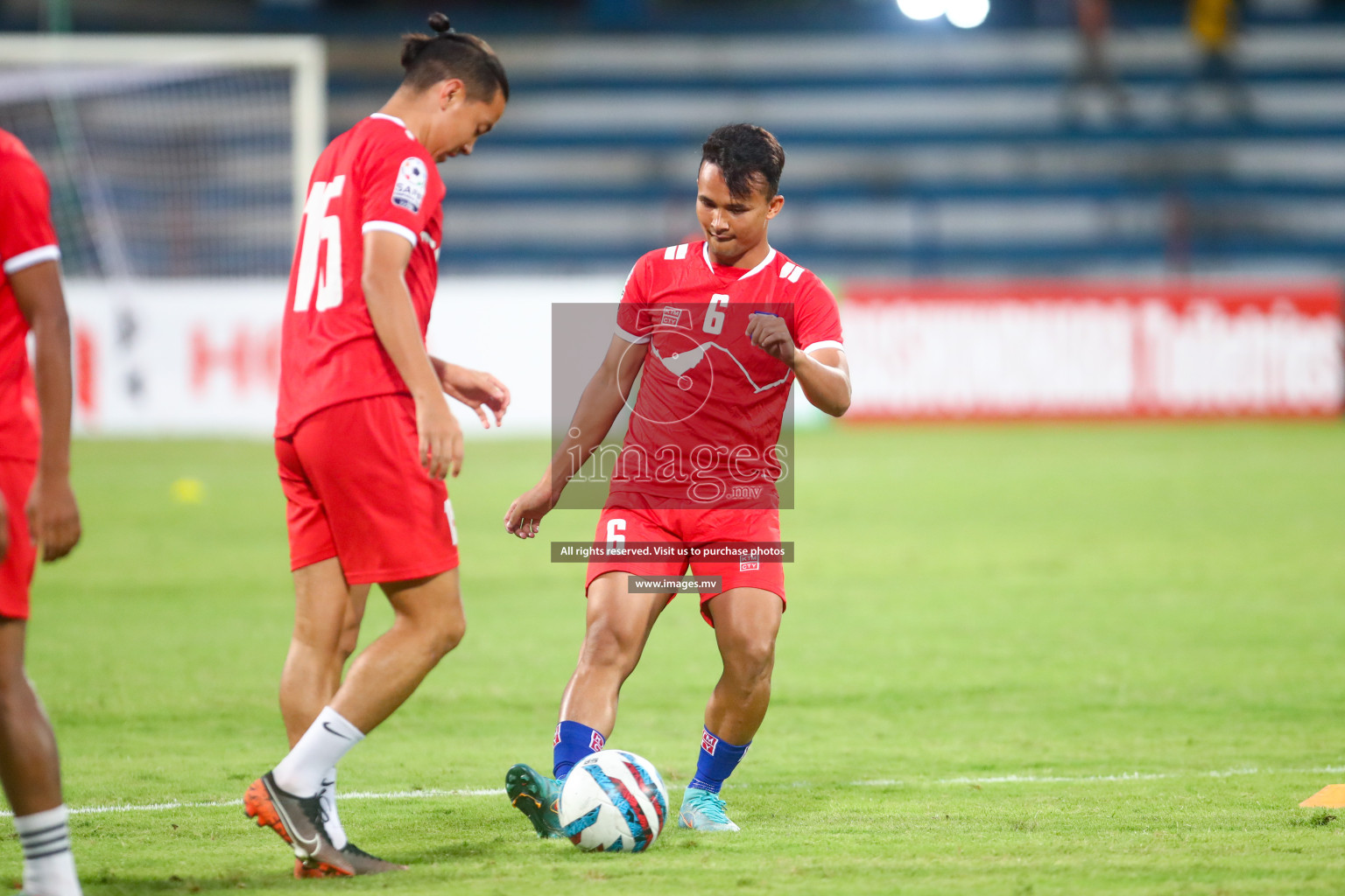 Nepal vs India in SAFF Championship 2023 held in Sree Kanteerava Stadium, Bengaluru, India, on Saturday, 24th June 2023. Photos: Hassan Simah / images.mv