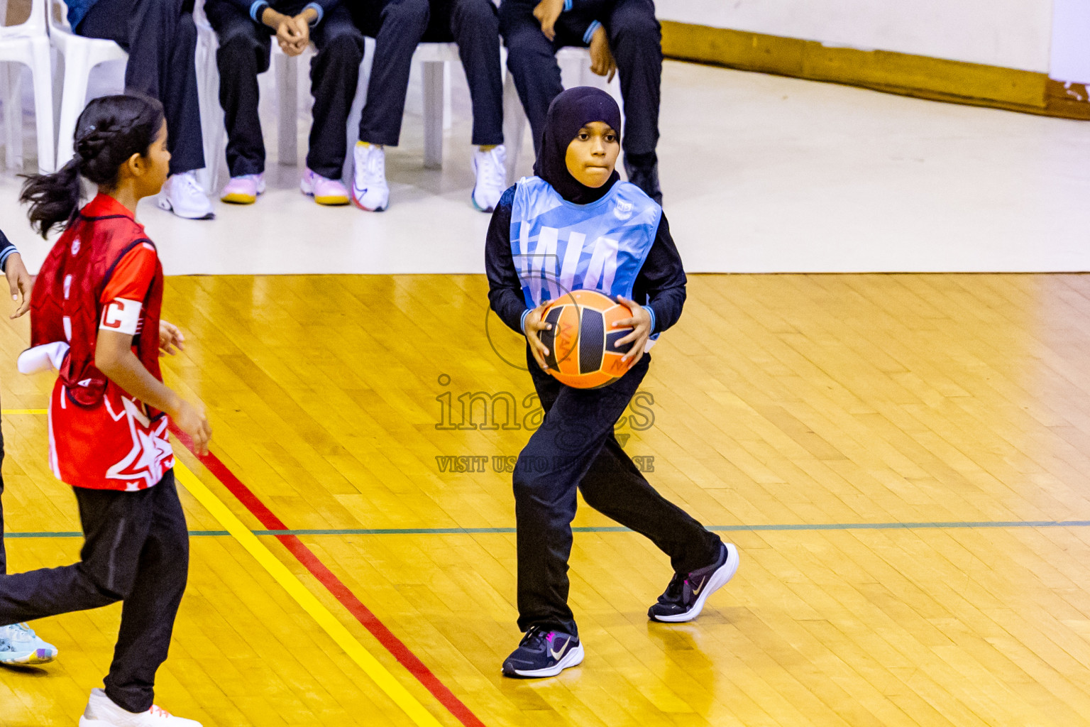 Day 10 of 25th Inter-School Netball Tournament was held in Social Center at Male', Maldives on Tuesday, 20th August 2024. Photos: Nausham Waheed / images.mv