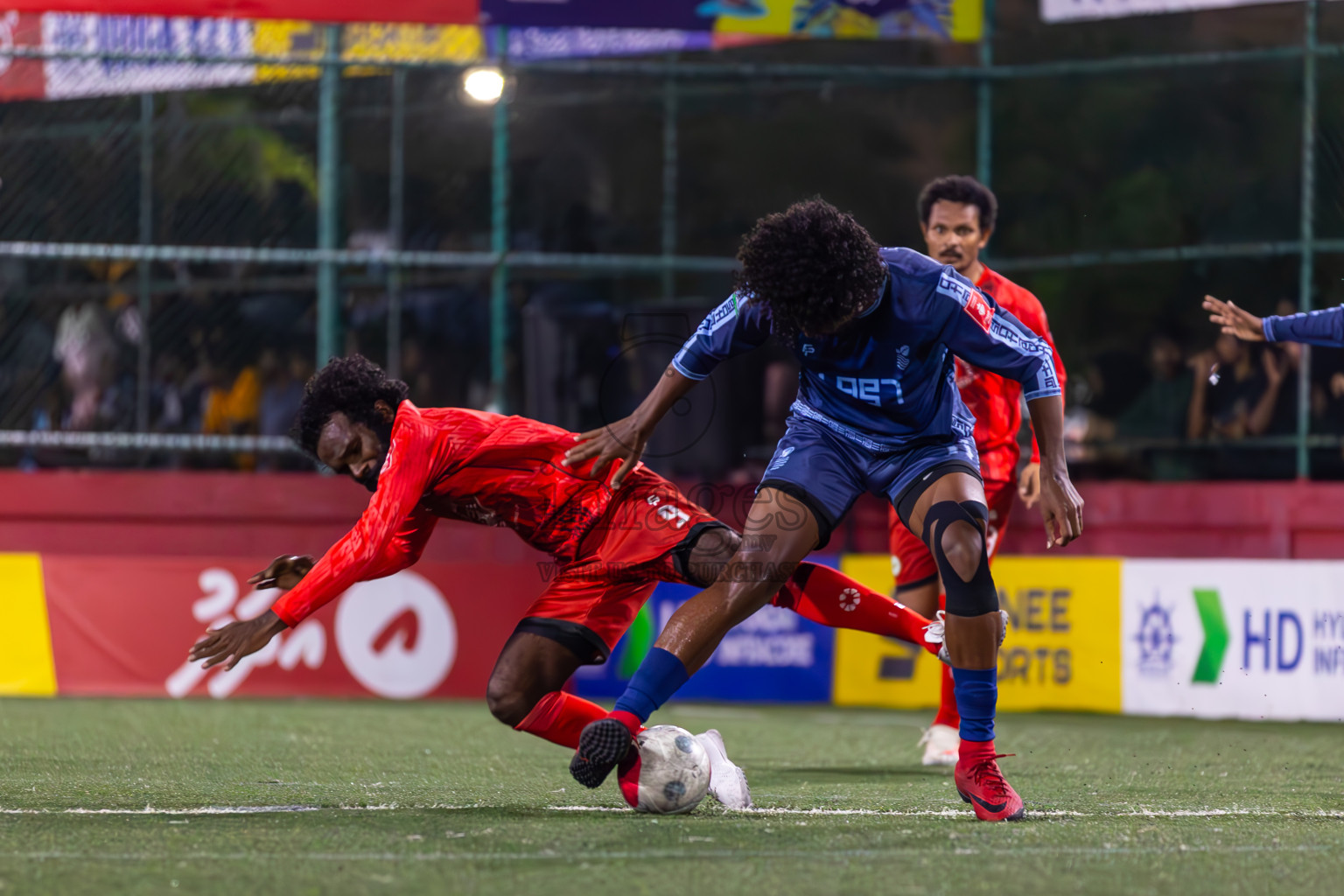 AA Feridhoo vs AA Mathiveri in Day 11 of Golden Futsal Challenge 2024 was held on Thursday, 25th January 2024, in Hulhumale', Maldives
Photos: Ismail Thoriq / images.mv