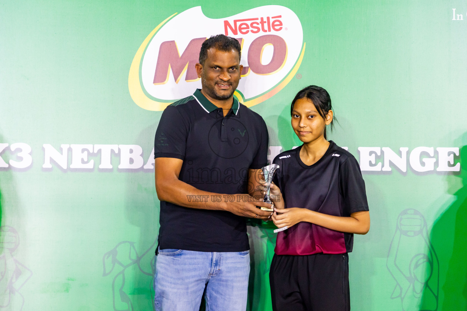 Final of MILO 3x3 Netball Challenge 2024 was held in Ekuveni Netball Court at Male', Maldives on Thursday, 20th March 2024. Photos: Nausham Waheed / images.mv