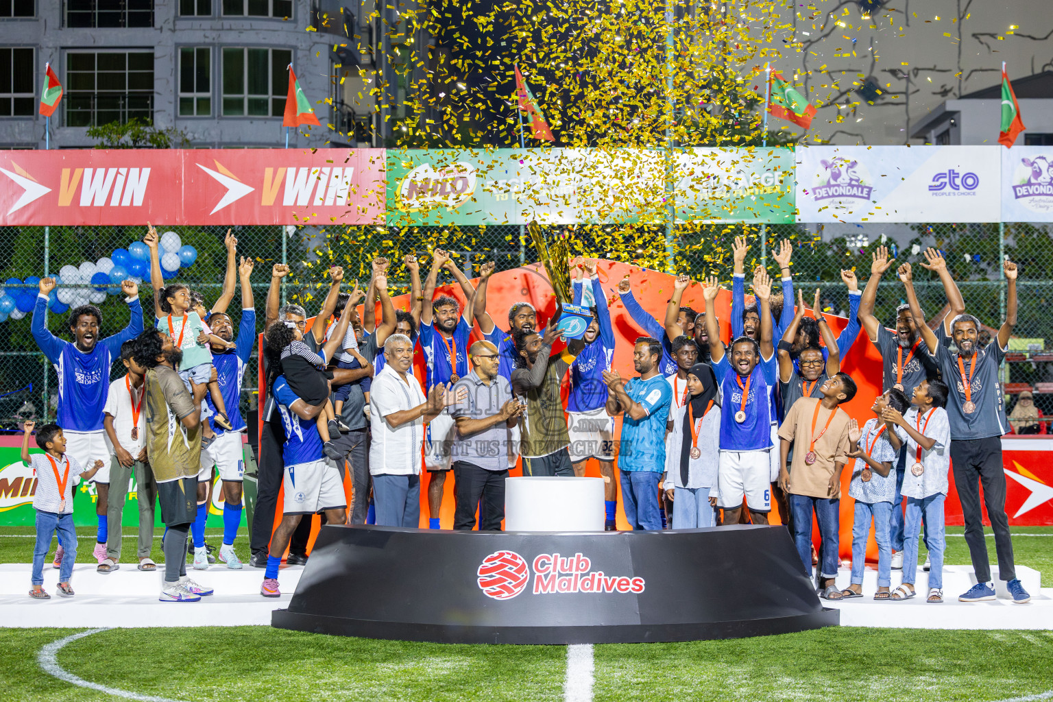 HPSN vs Club Binara in the finals of Club Maldives Classic 2025 at Rehendhi Futsal Grounds, Hulhumale, Maldives, on Monday, 6th October 2025. Photos: Ismail Thoriq, Mohamed Mahefooz Moosa / images.mv
