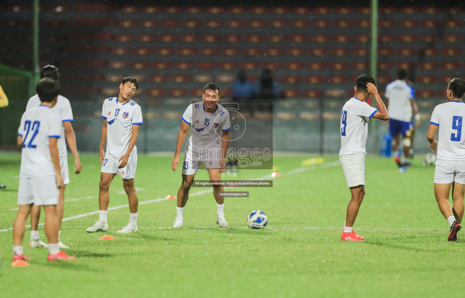 Nepal vs Sri Lanka in SAFF Championship 2021 held on 4th October 2021 in Galolhu National Stadium, Male', Maldives