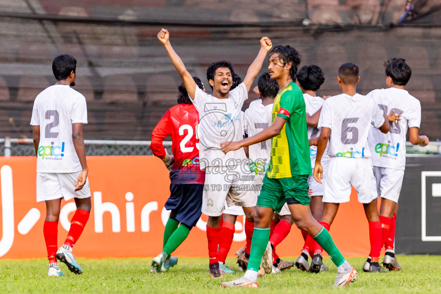 Maziya SRC vs Club Green Streets in Day 2 of Under 19 Youth Championship 2024 was held at National Stadium in Male', Maldives on Monday, 10th June 2024. Photos: Nausham Waheed / images.mv b