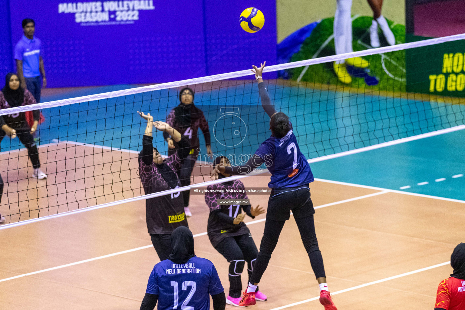 Volleyball Association Cup 2022-Women's Division-Match Day 4 was held in Male', Maldives on Friday, 27th May 2022 at Social Center Indoor Hall. Photos By: Ismail Thoriq/images.mv