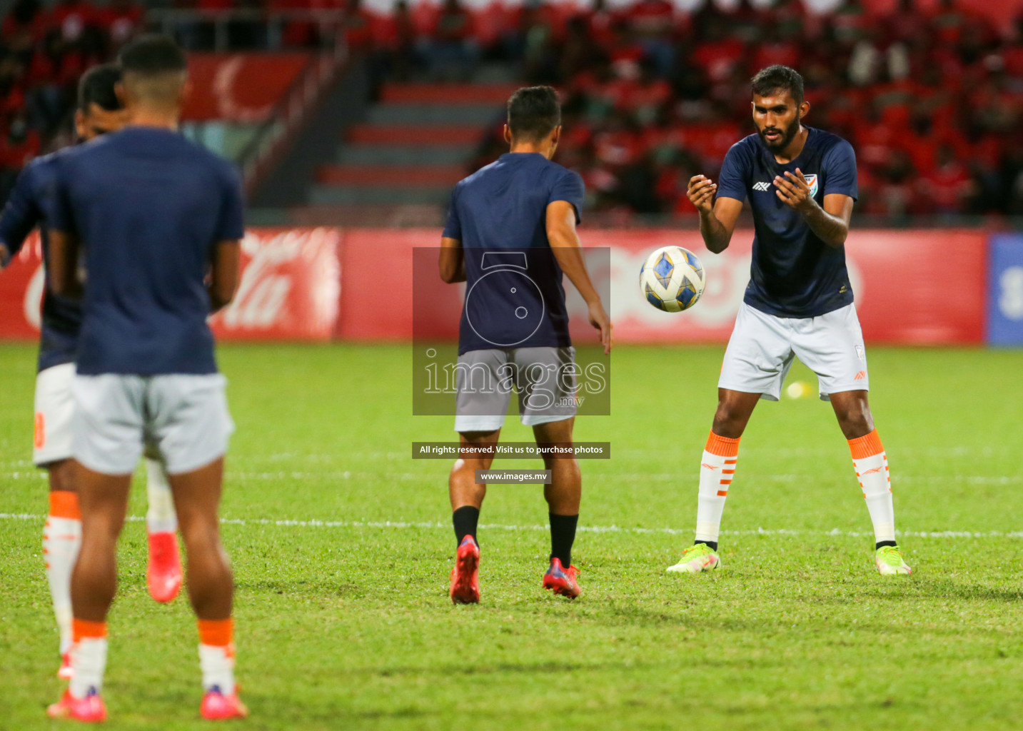 Maldives vs India in SAFF Championship 2021 held on 13th October 2021 in Galolhu National Stadium, Male', Maldives