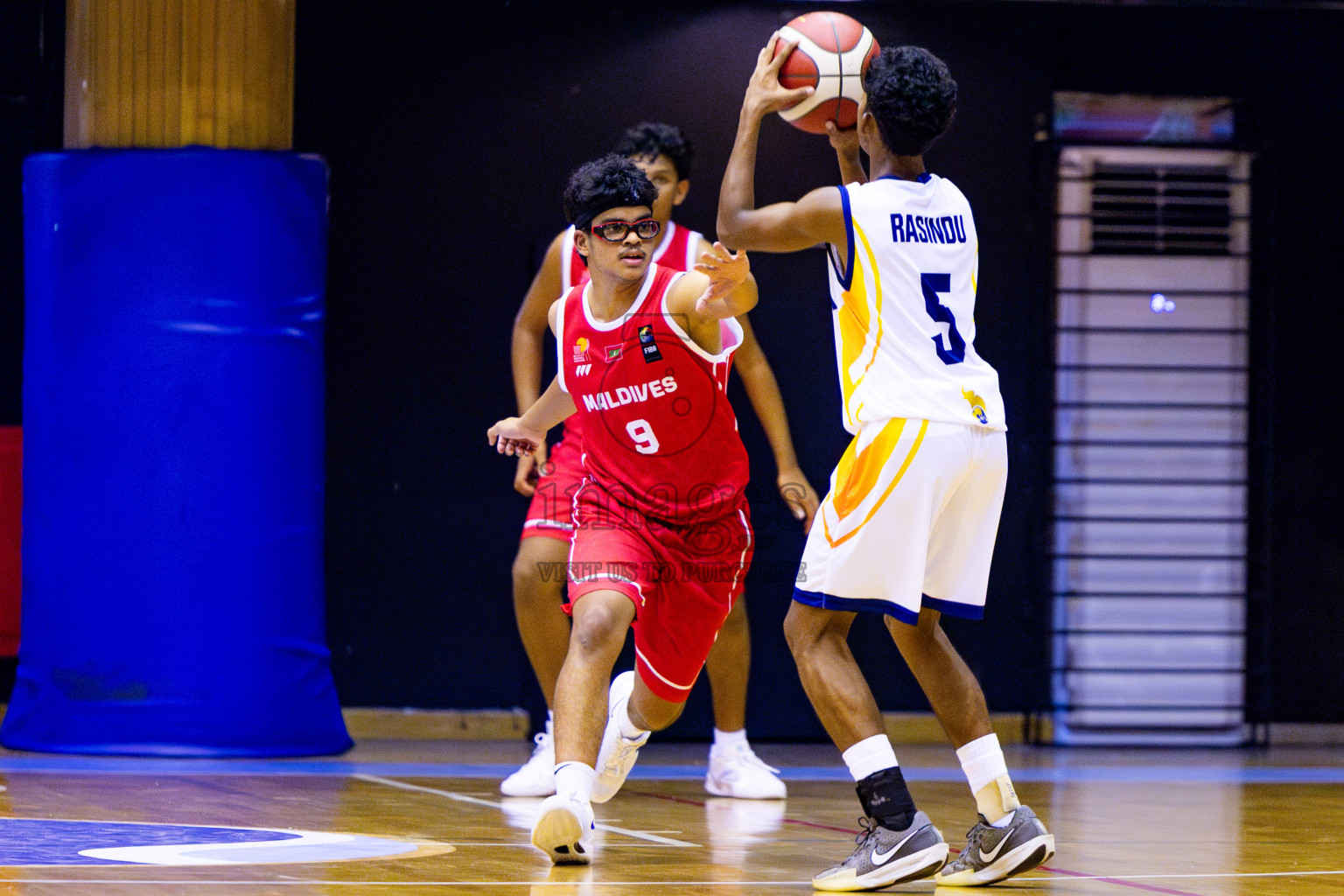 Maldives vs SriLanka in Day 1 of Under 16 Asian Cup SABA Qualifiers 2025 was held in Social Center, Male', Maldives on 12th June 2025. Photos: Nausham Waheed / images.mv