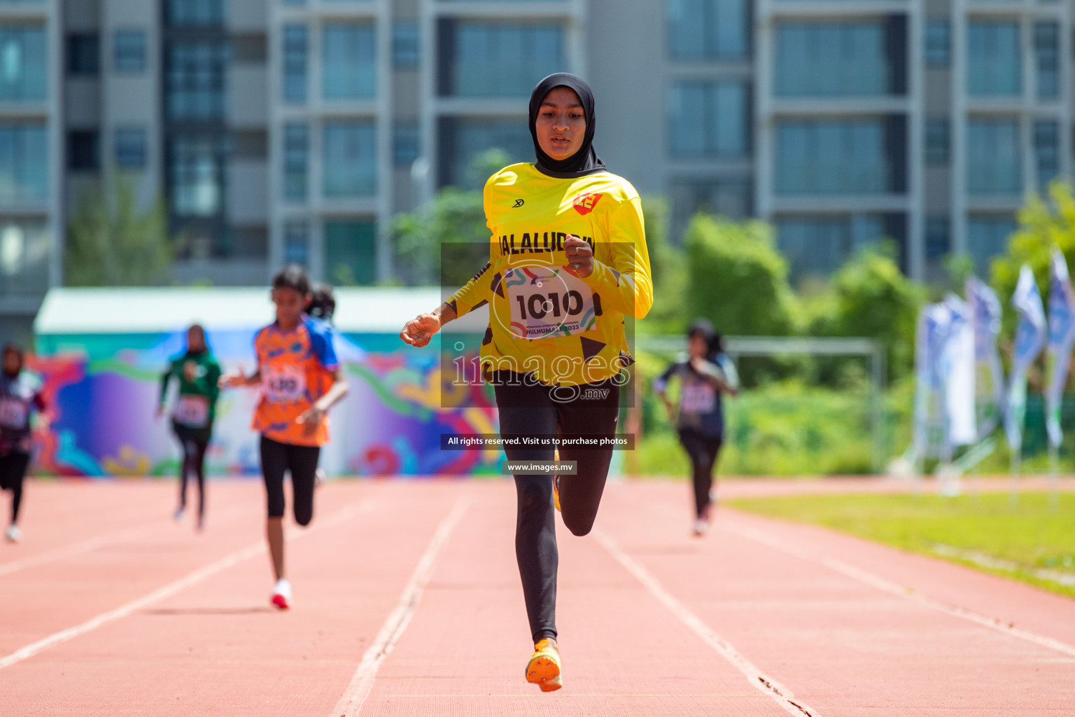 Day three of Inter School Athletics Championship 2023 was held at Hulhumale' Running Track at Hulhumale', Maldives on Tuesday, 16th May 2023. Photos: Nausham Waheed / images.mv