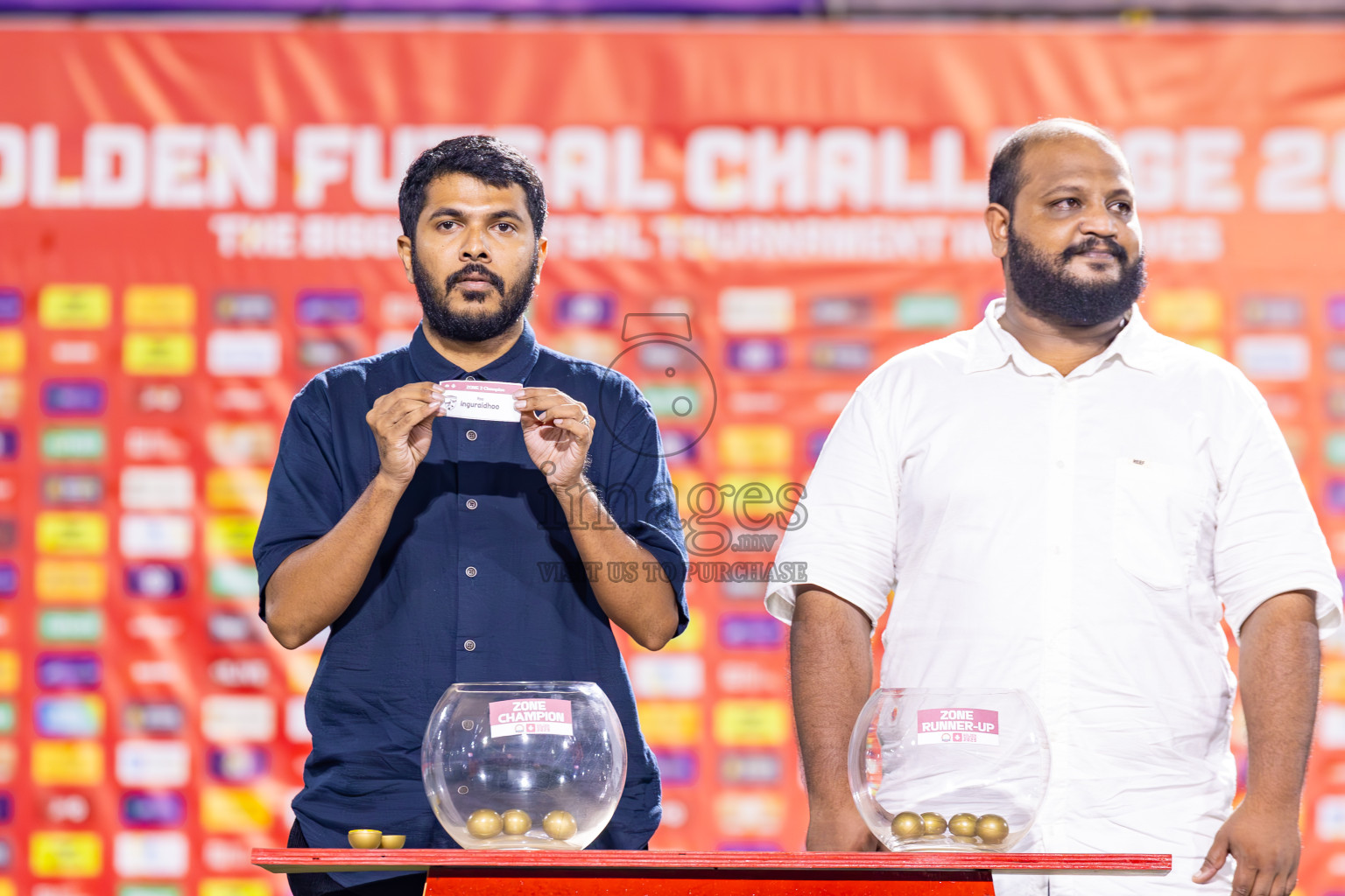 AA Mathiveri vs ADh Mahibadhoo in Zone 4 Final on Day 38 of Golden Futsal Challenge 2025 was held on Wednesday, 12th February 2025 in Hulhumale', Maldives. Photos: Ismail Thoriq / images.mv