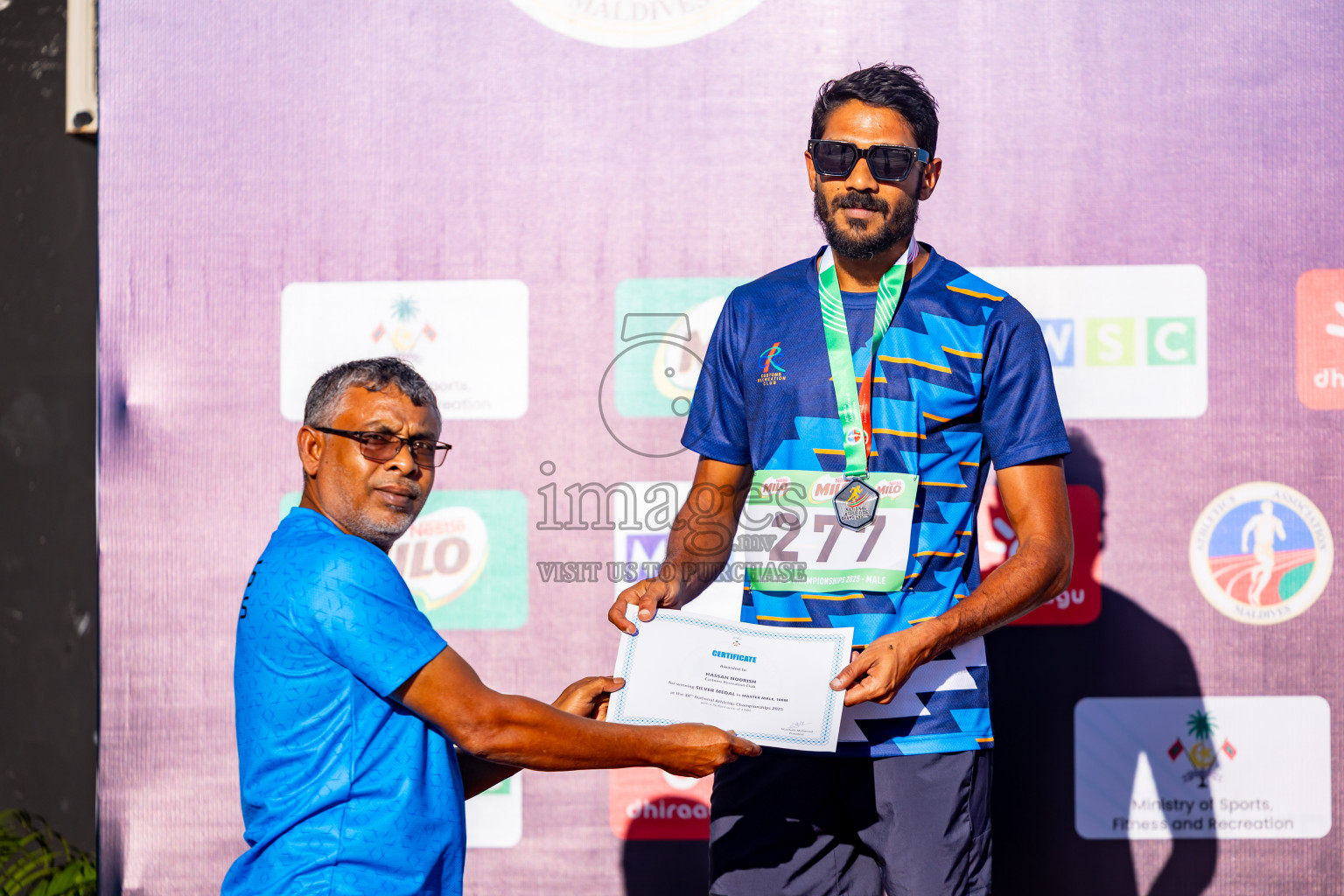 Day 3 of National Athletics Championship 2025 was held at Ekuveni Running Ground in Male', Maldives on Saturday, 16th August 2025. Photos: Nausham Waheed / images.mv